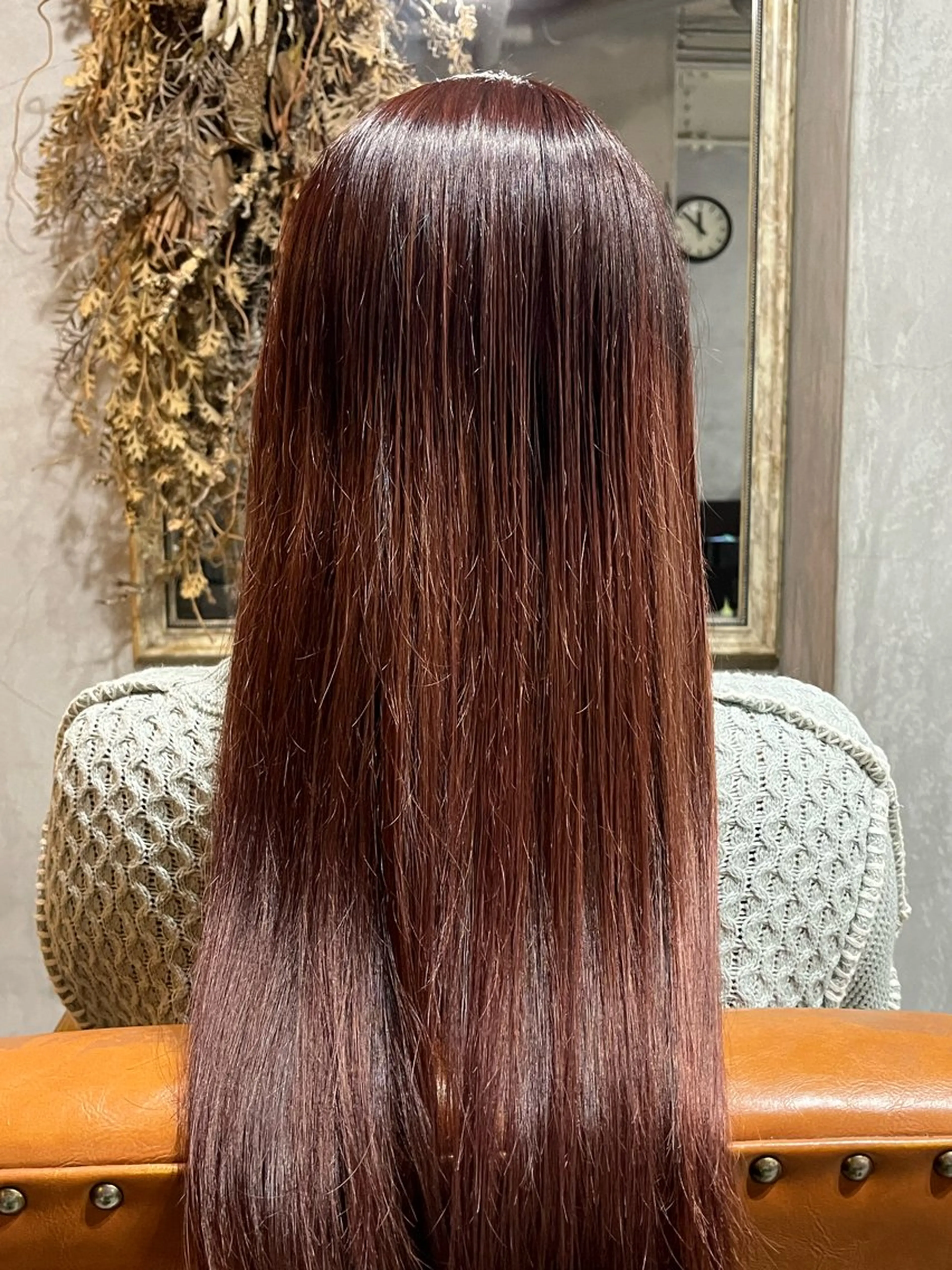 ロング カラー グラデーションカラー ピンクカラー goen所属・浜田 麻衣のヘアスタイル