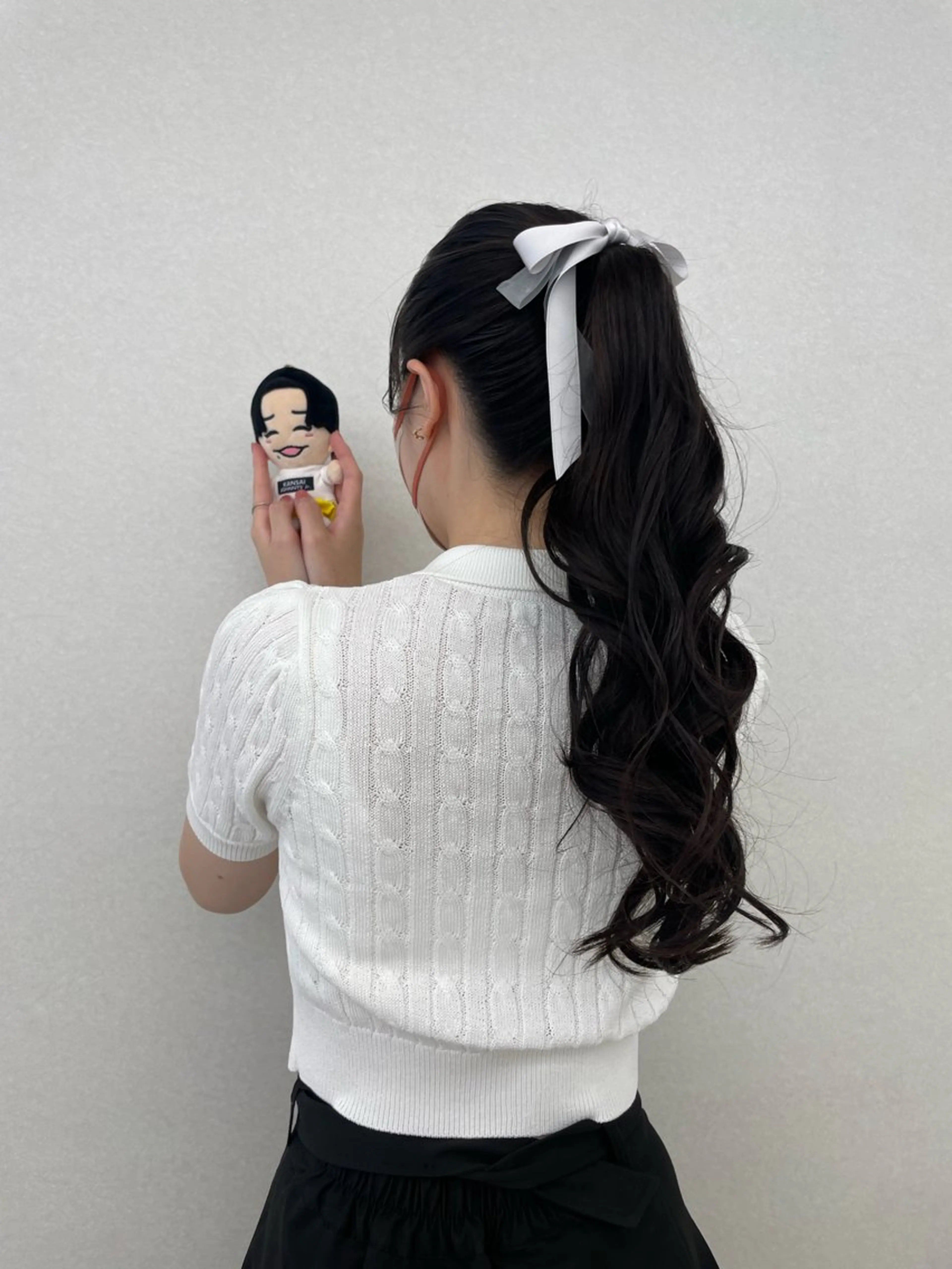 ロング ヘアアレンジ ポニーテール CARELLY 流山おおたかの森所属・CARELLY Rukaのマツエク・マツパデザイン