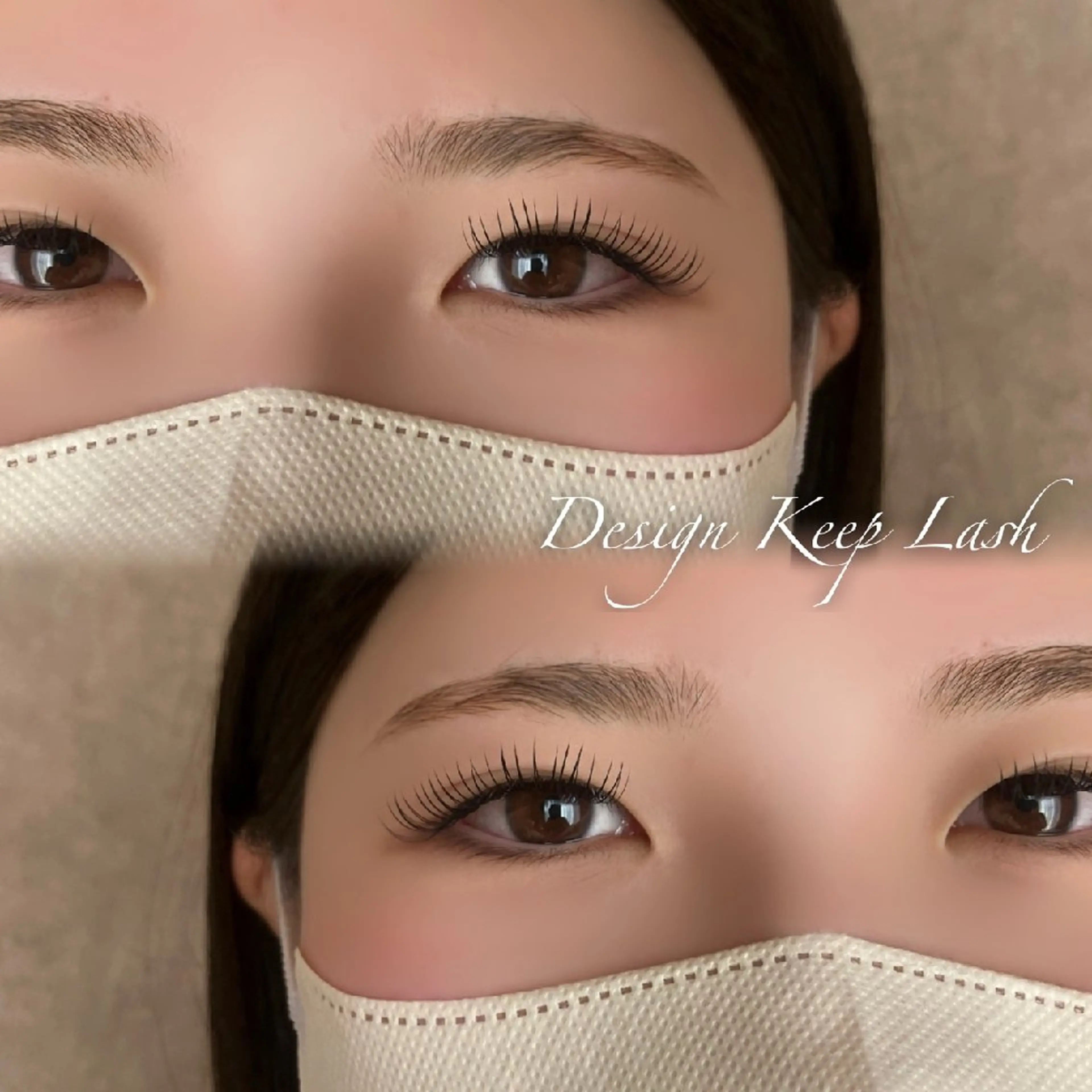 【マツエク】デザインキープラッシュ100束＊フラットラッシュ120本程のボリューム＊の写真