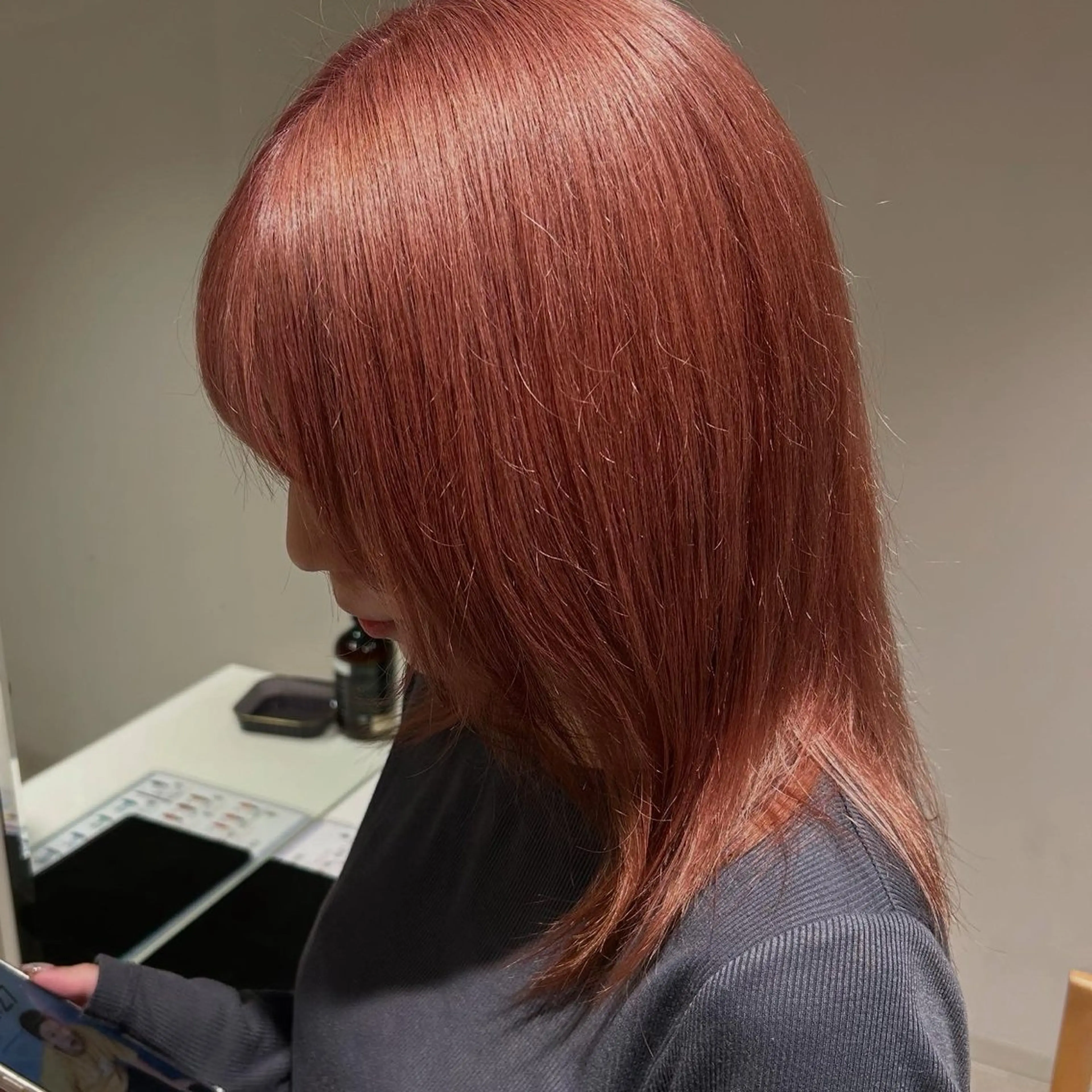 ミディアム ヘアカラー トリートメント ショート/ボブ 酒井駿介のヘアスタイル