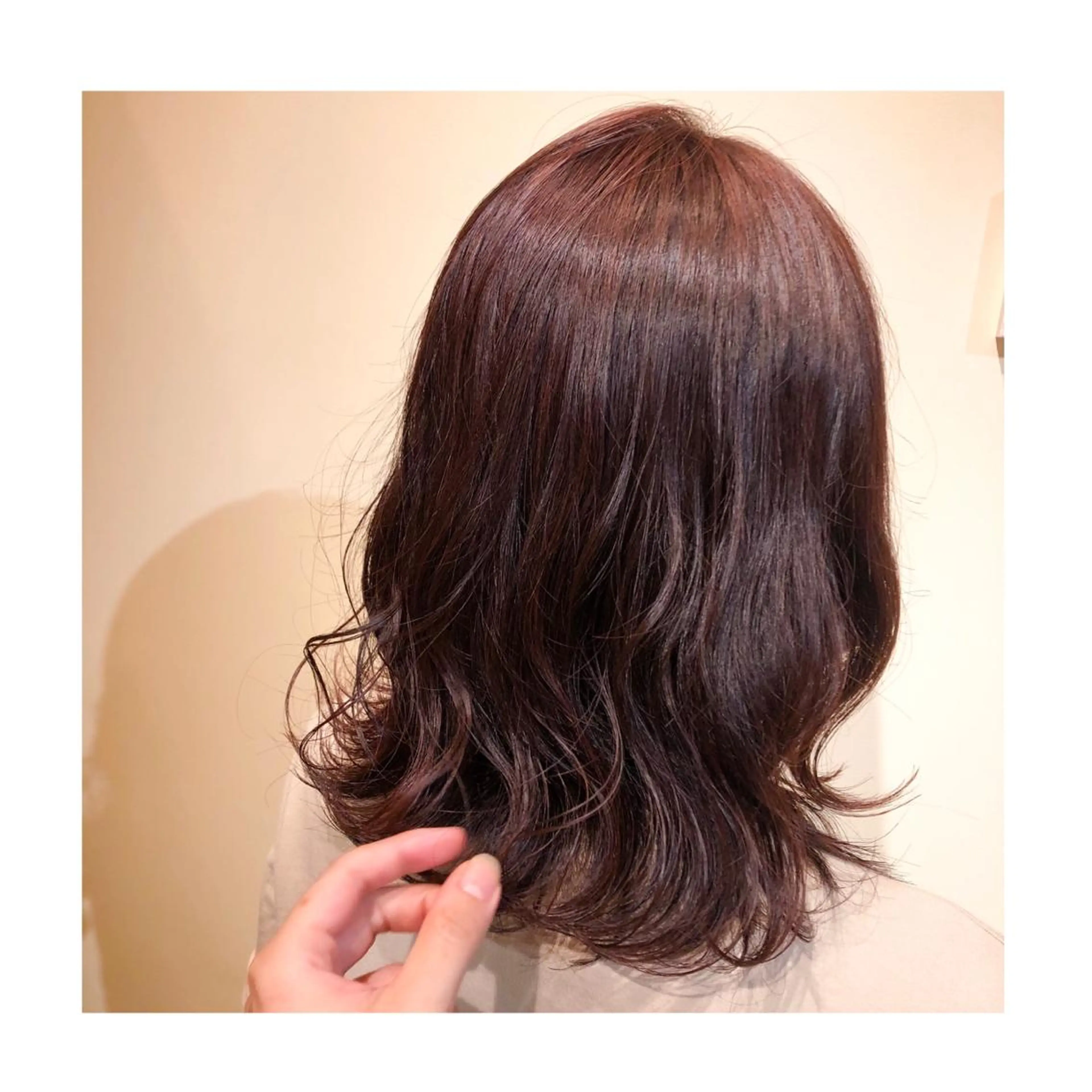 ミディアム カット ヘアカラー トリートメント ❁⃘ ち だ り さ ❁⃘のヘアスタイル