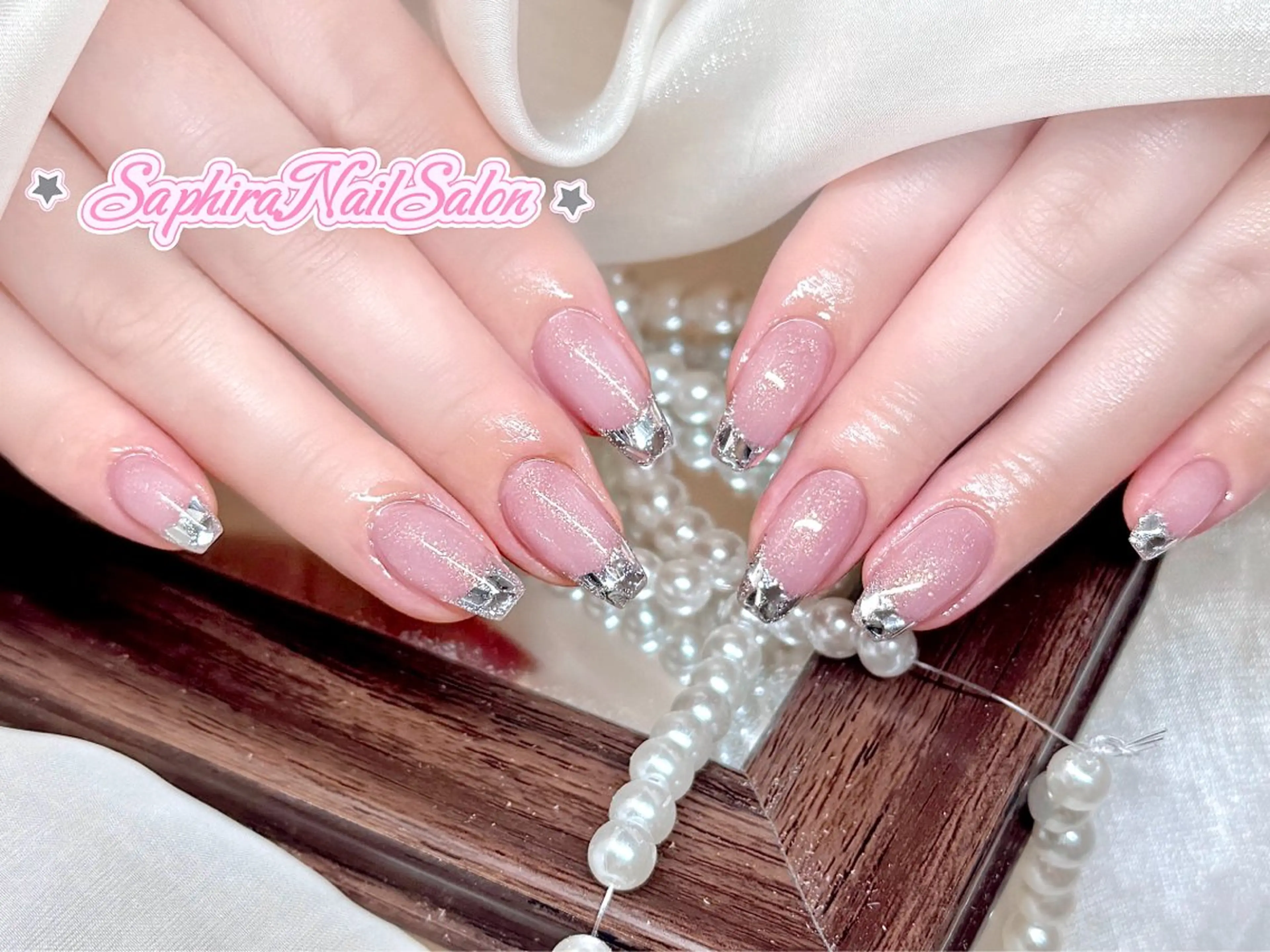 カラー ハンドネイル Saphiraネイル サロン錦糸町のネイルデザイン