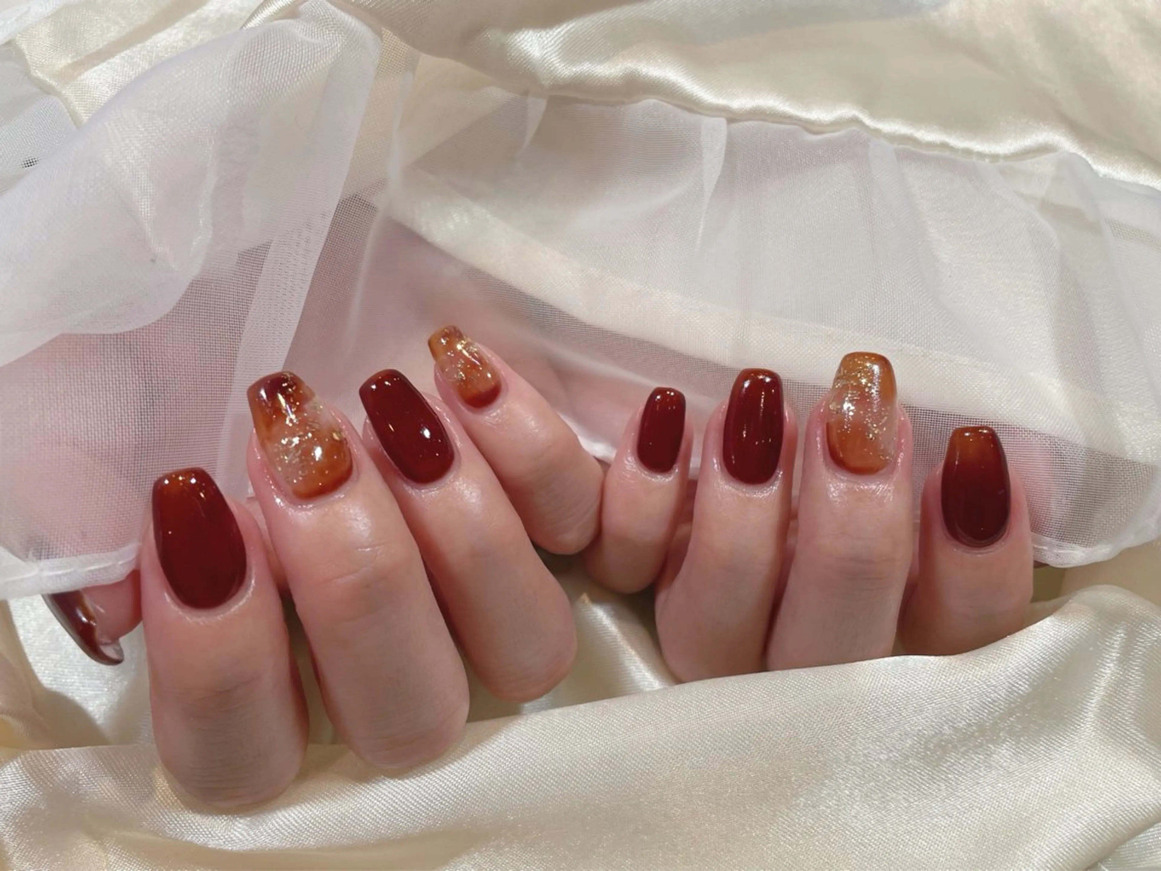 ミディアム ハンドネイル Luna八王子店 ななみのネイルデザイン