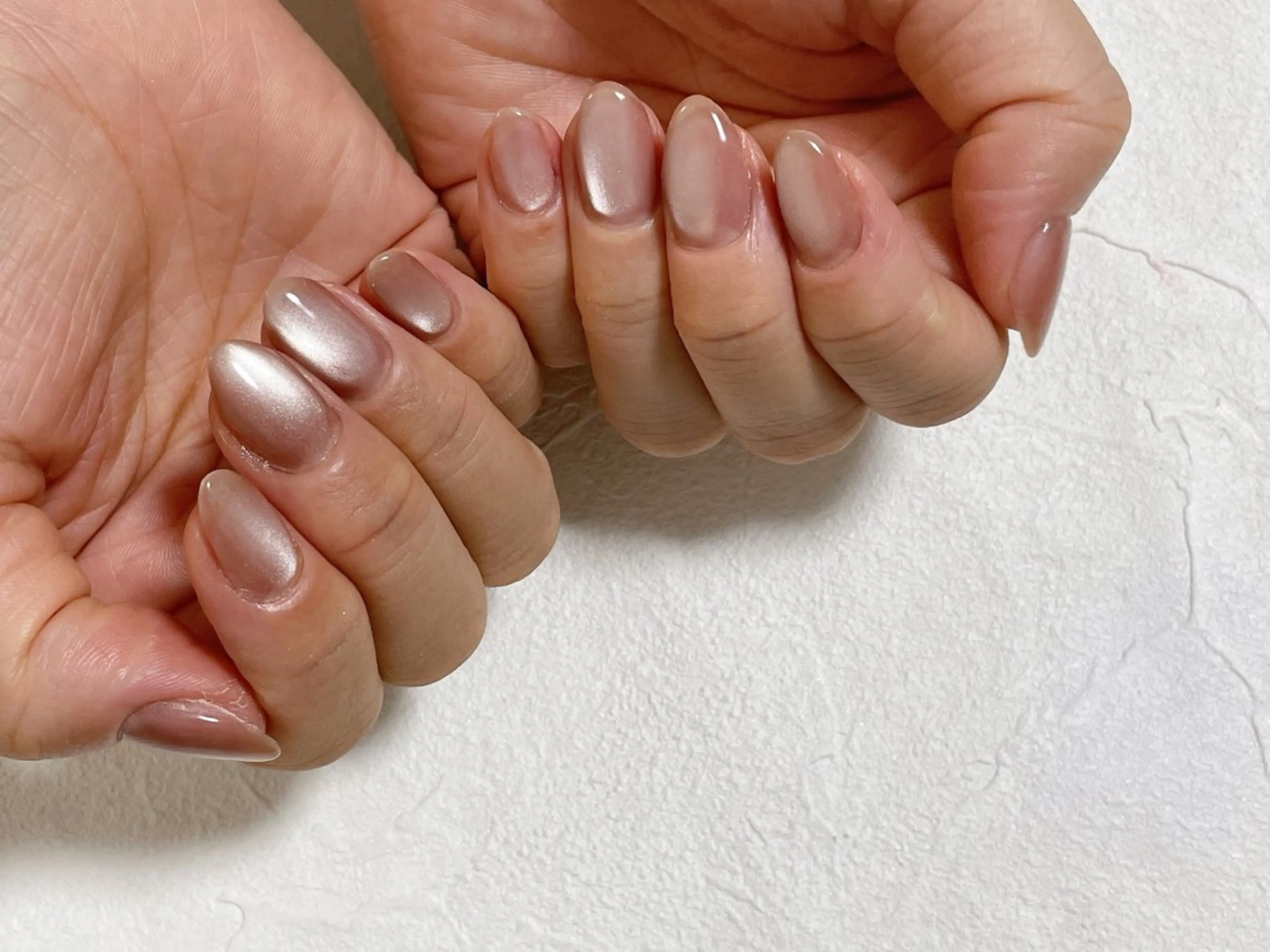 ネイル オーロラネイル フットネイル フレンチネイル ジェルネイル 韓国ネイル ハンドネイル Mogu nail 二子玉川のネイルデザイン