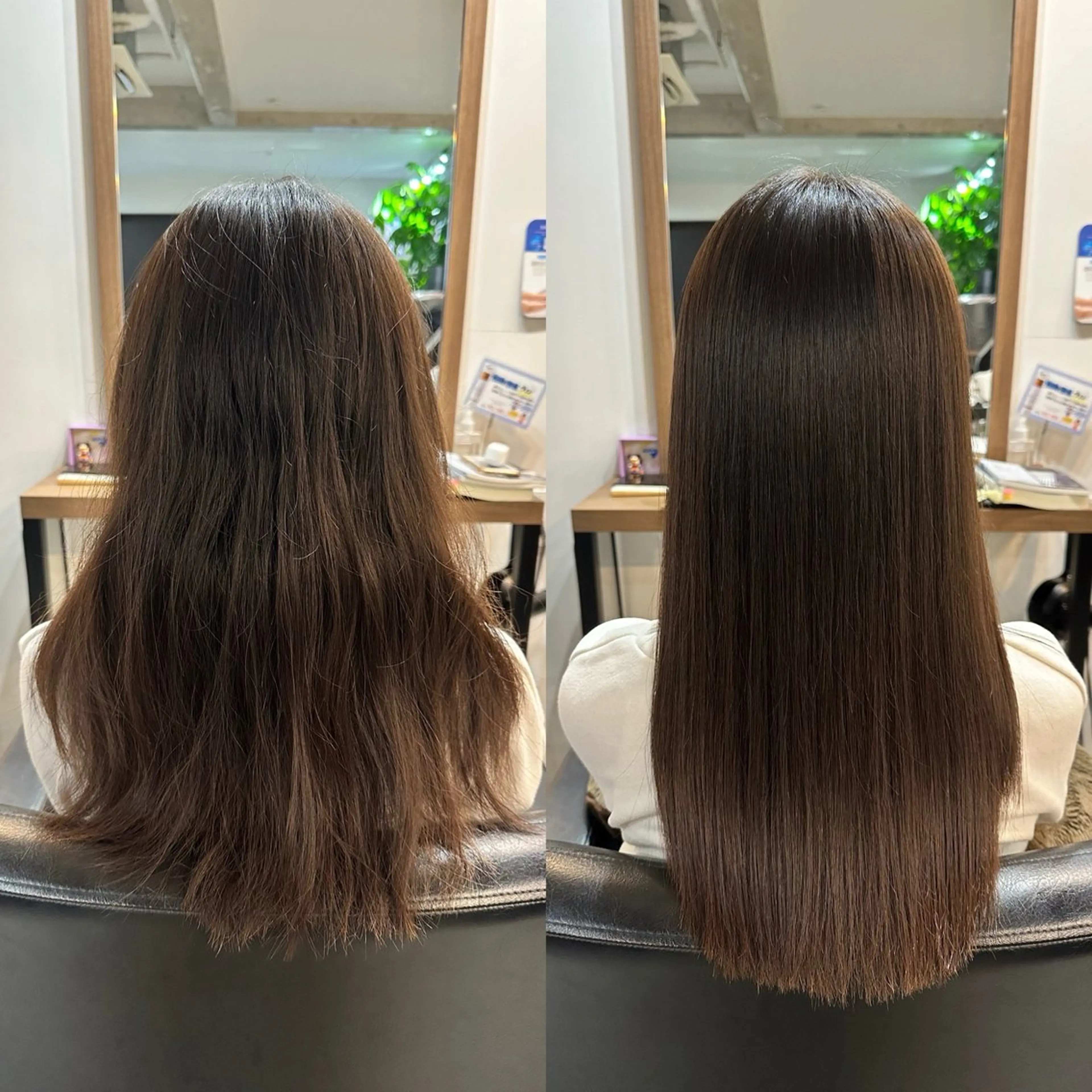 ロング 縮毛矯正 PIECE所属・坂田 椋のヘアスタイル