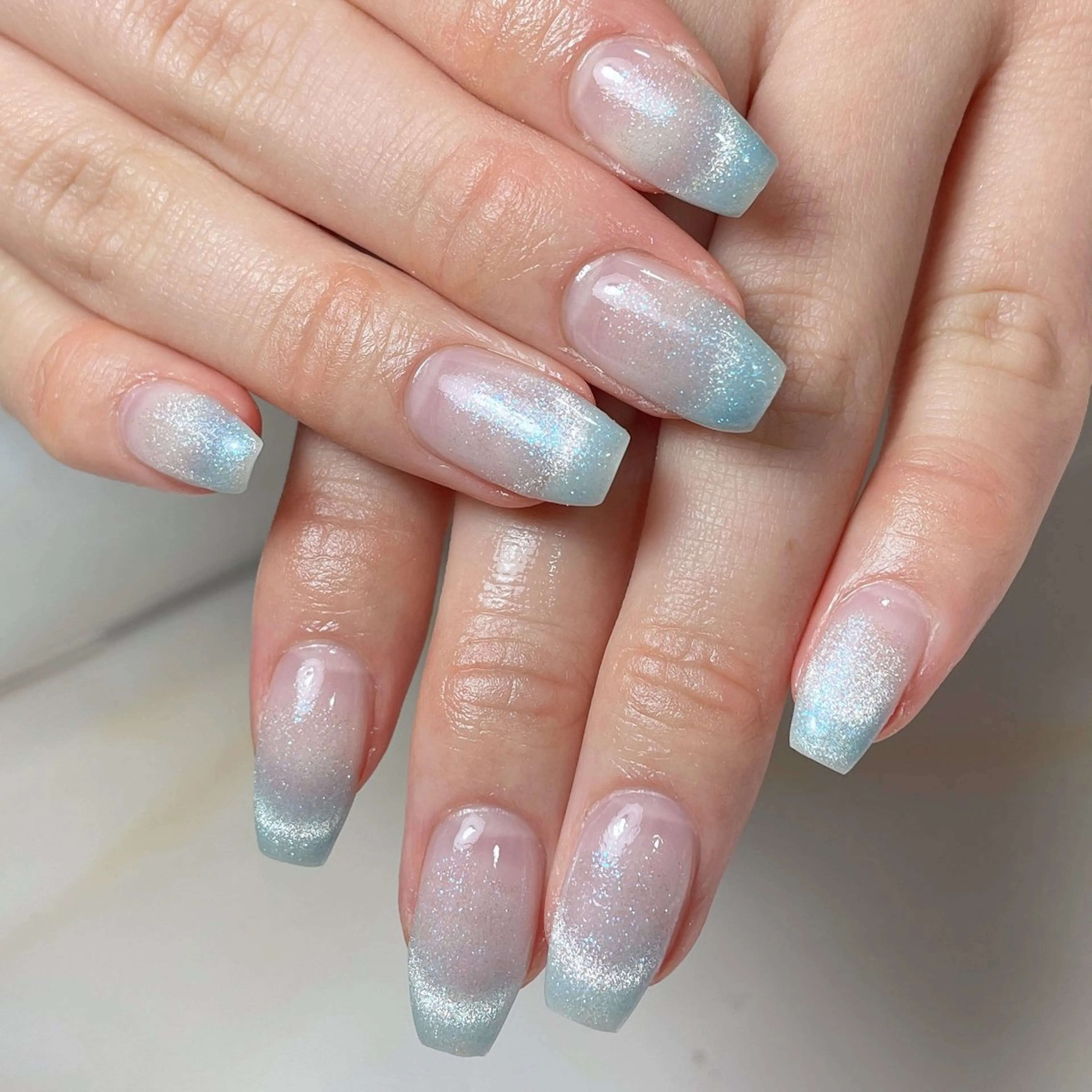 ネイル アートネイル フレンチネイル ジェルネイル グラデーション 韓国ネイル ハンドネイル 久保田 マリコのネイルデザイン