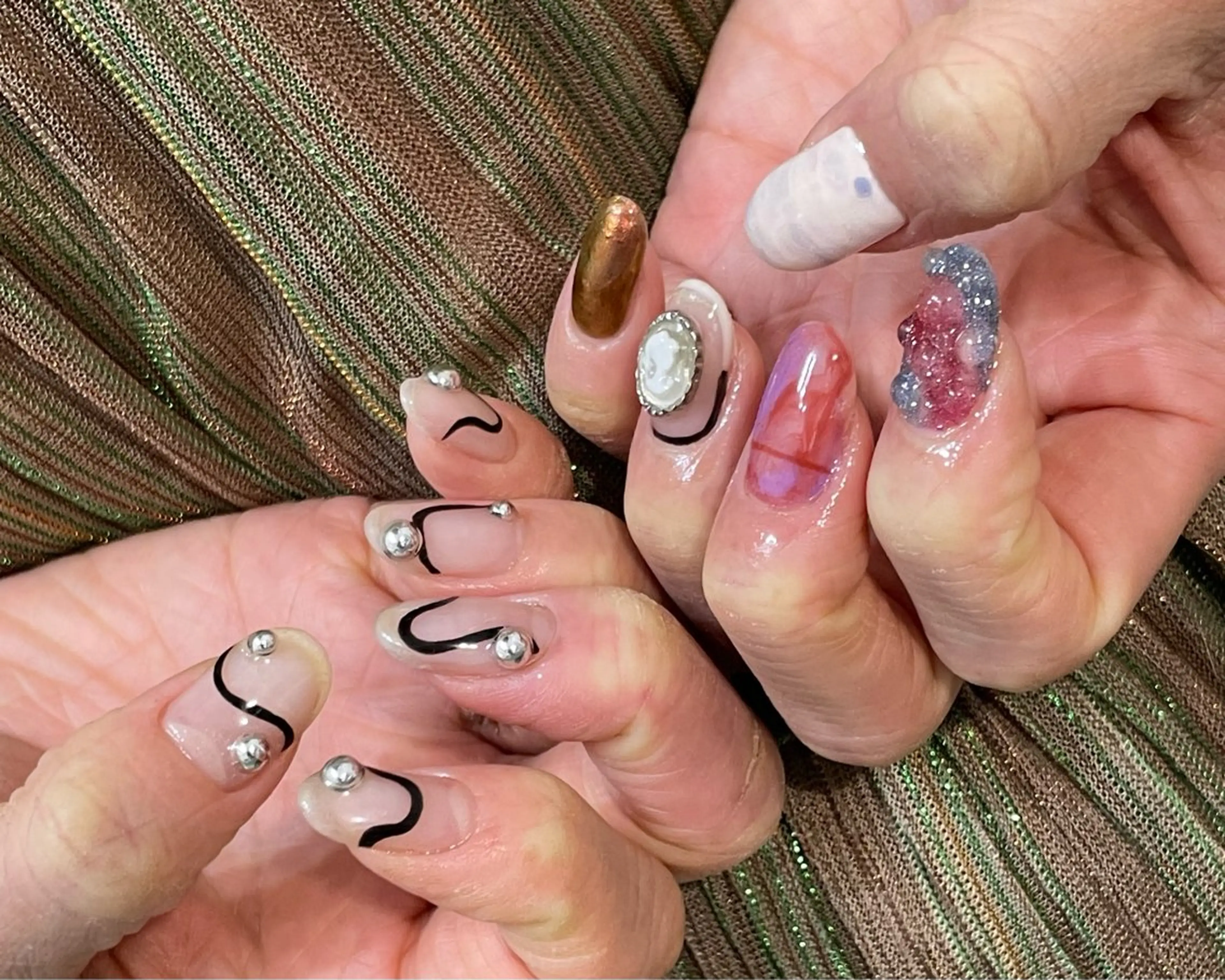 ネイル ニュアンスネイル nail salon CIELのネイルデザイン