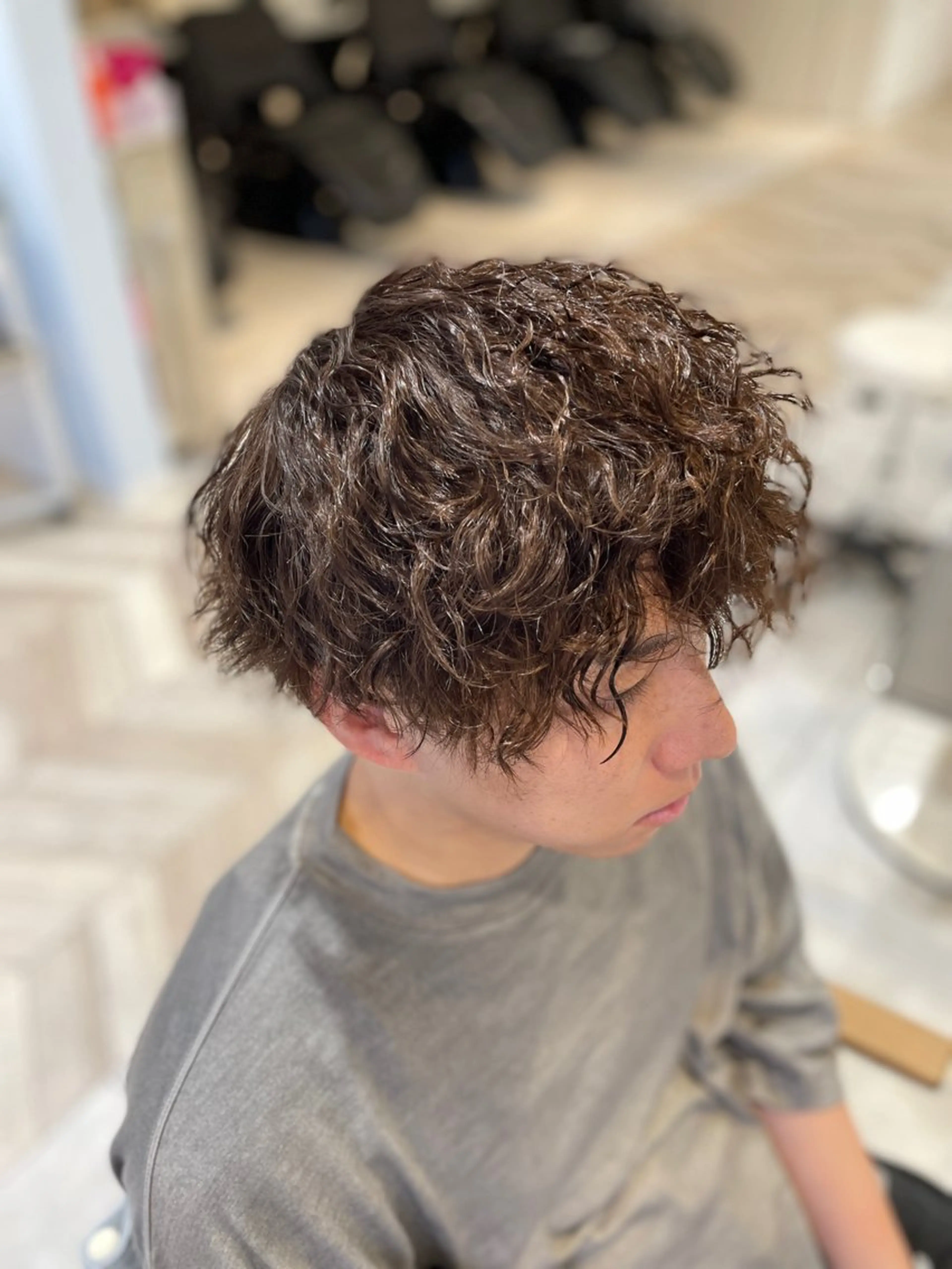 ショート メンズ メンズパーマ 刈り上げ カット パーマ メンズパーマ/カット / 古川　諒のヘアスタイル