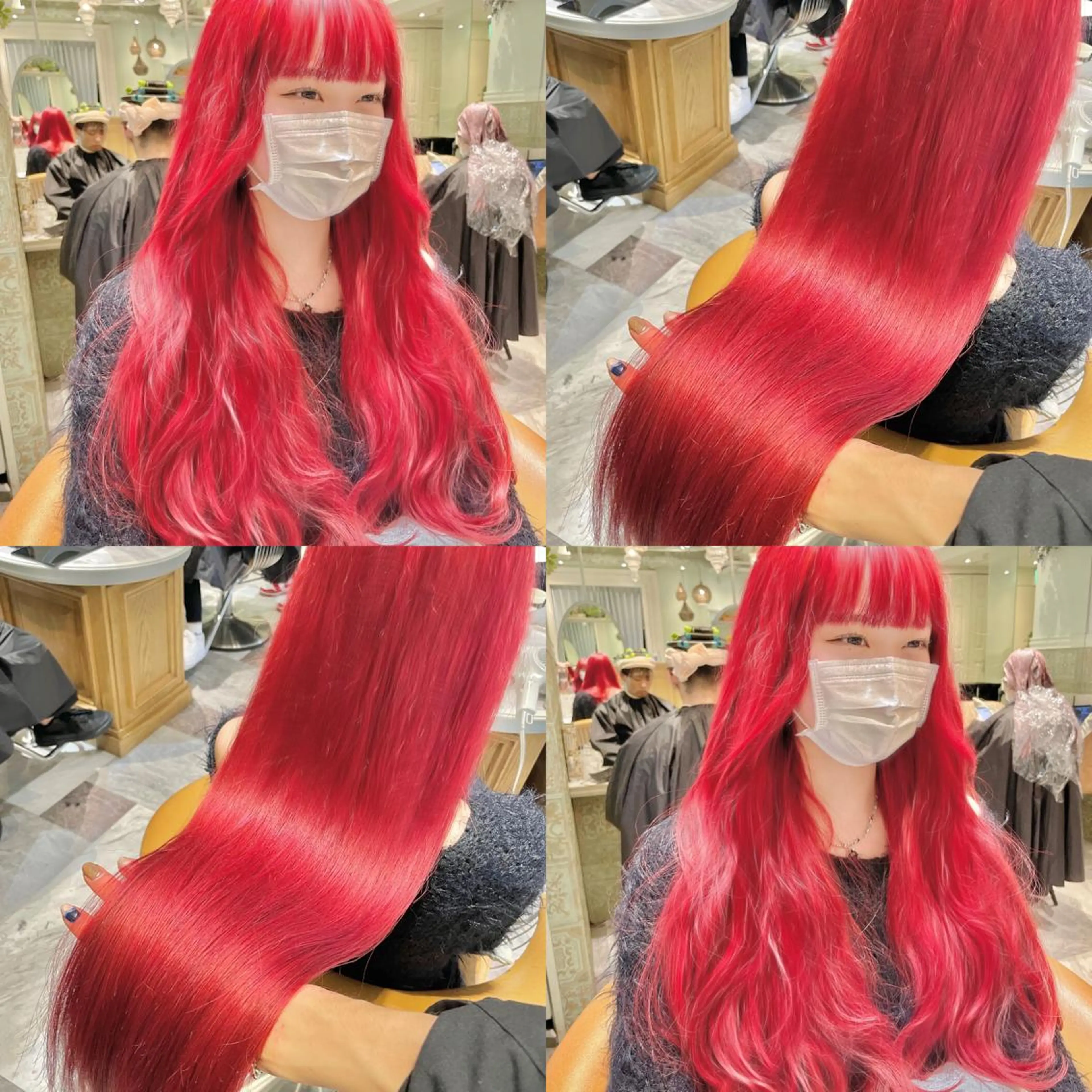 ロング カラー バレイヤージュ ブリーチ ケアブリーチ ダブルカラー グラデーションカラー 美髪/カラー 美容院🌈渡辺隼也のヘアスタイル