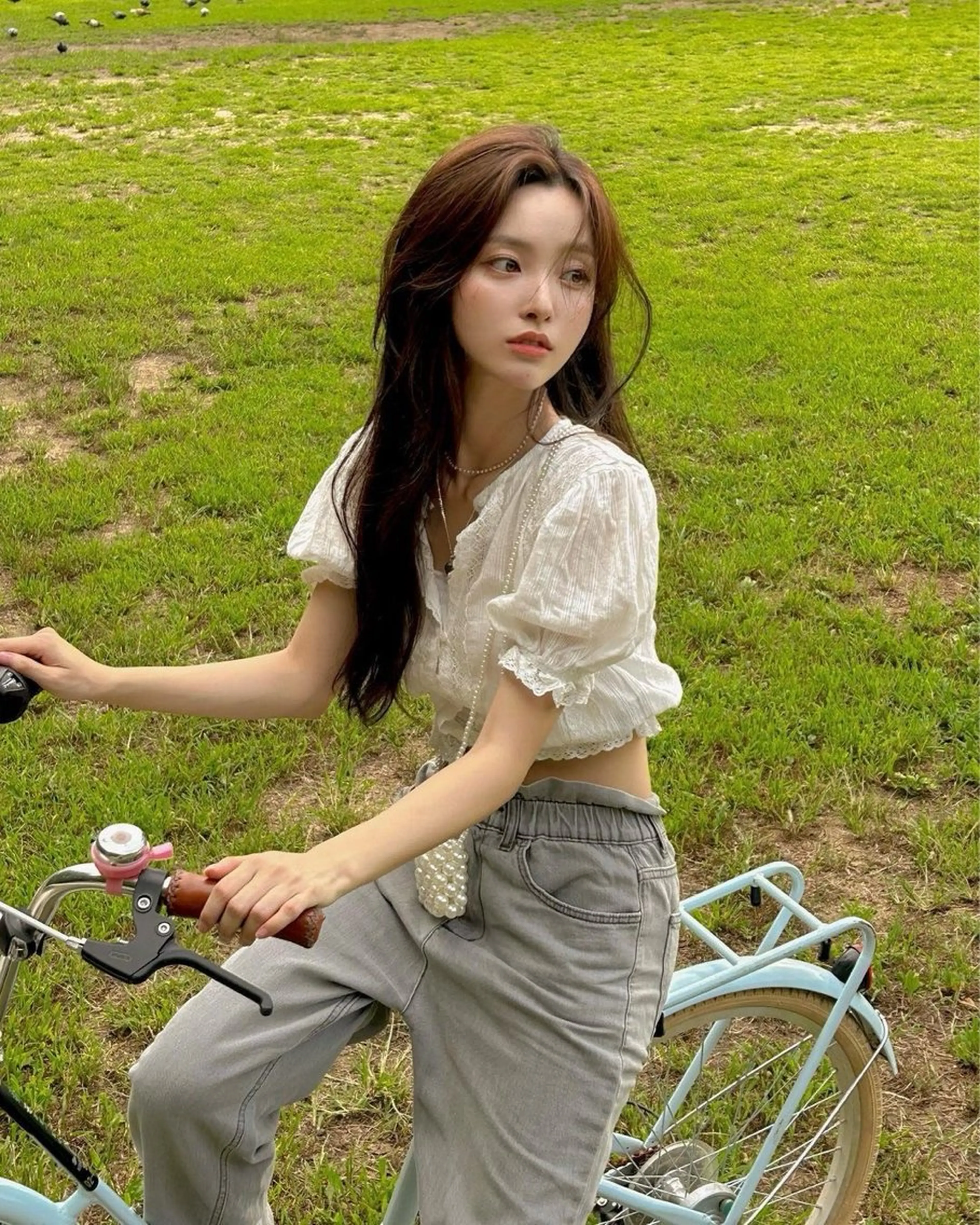 ロング カラー カット ヘアカラー トリートメント 莉乃/縮毛矯正/髪質 改善/艶カラーのヘアスタイル