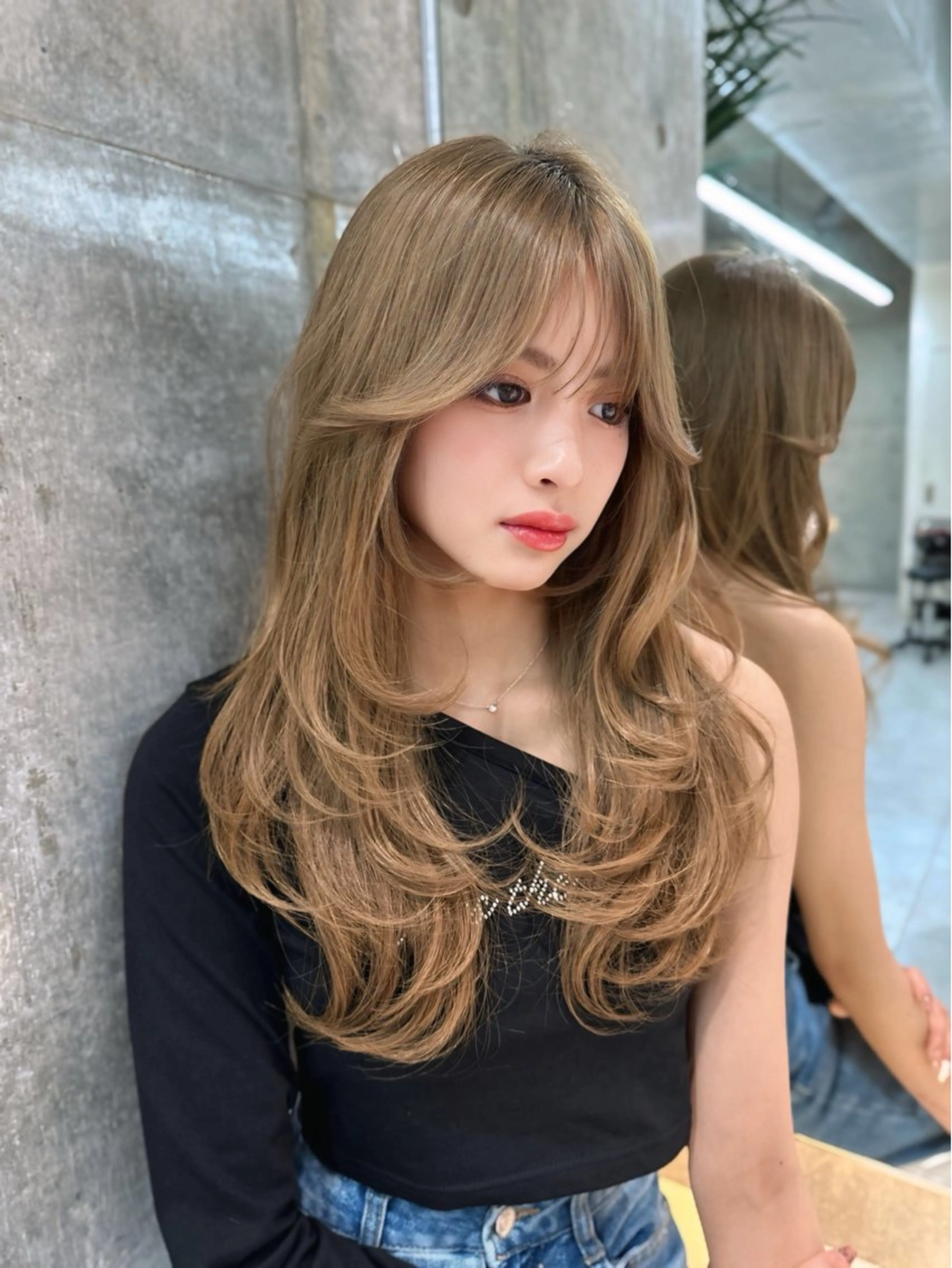 ロング ヘアカラー トリートメント ゆーだい🇰🇷韓国 🇰🇷×髪質改善のヘアスタイル