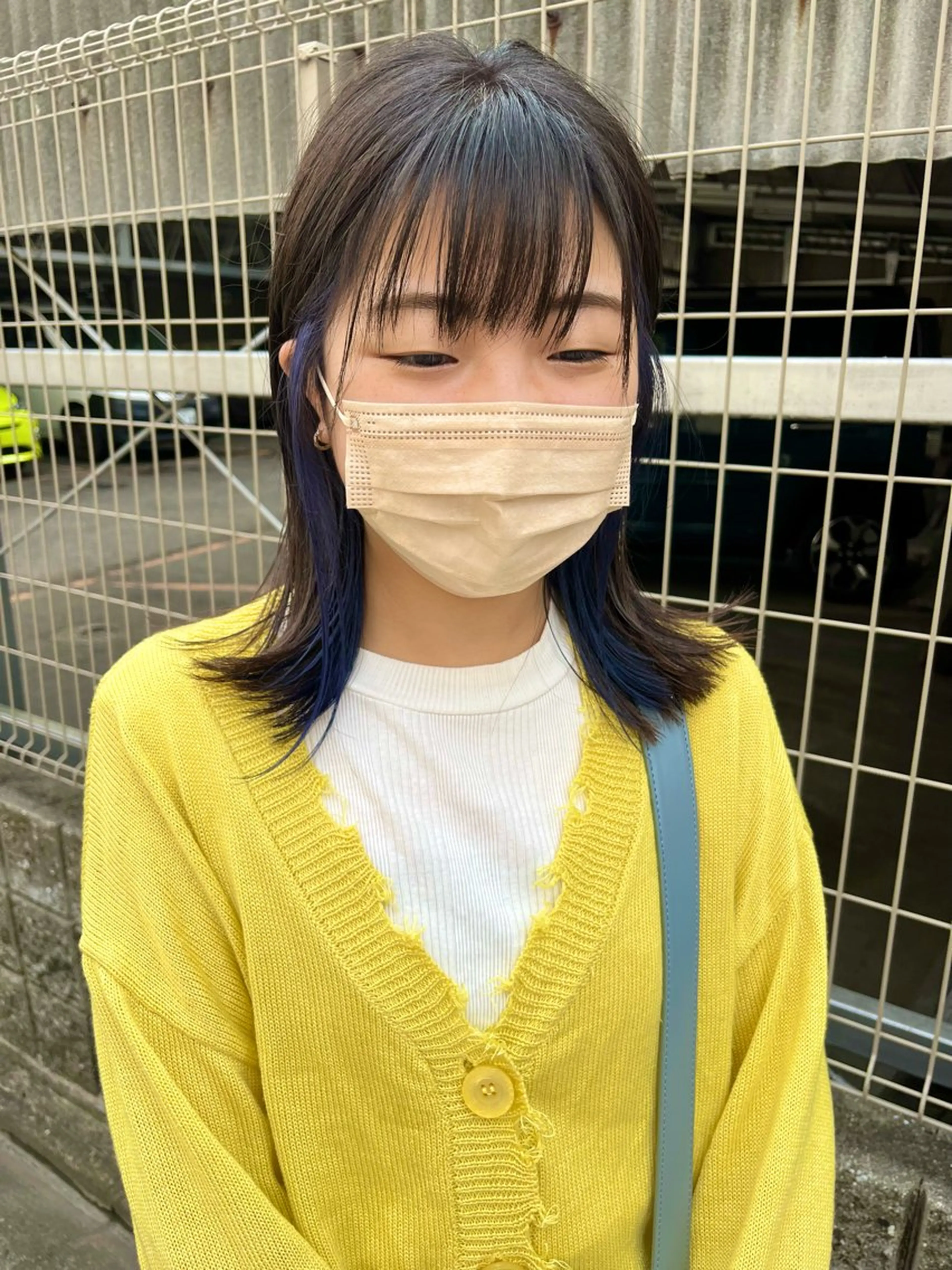 ミディアム ヘアカラー 暖色カラー/似合わせ カット/名古屋/辻のヘアスタイル