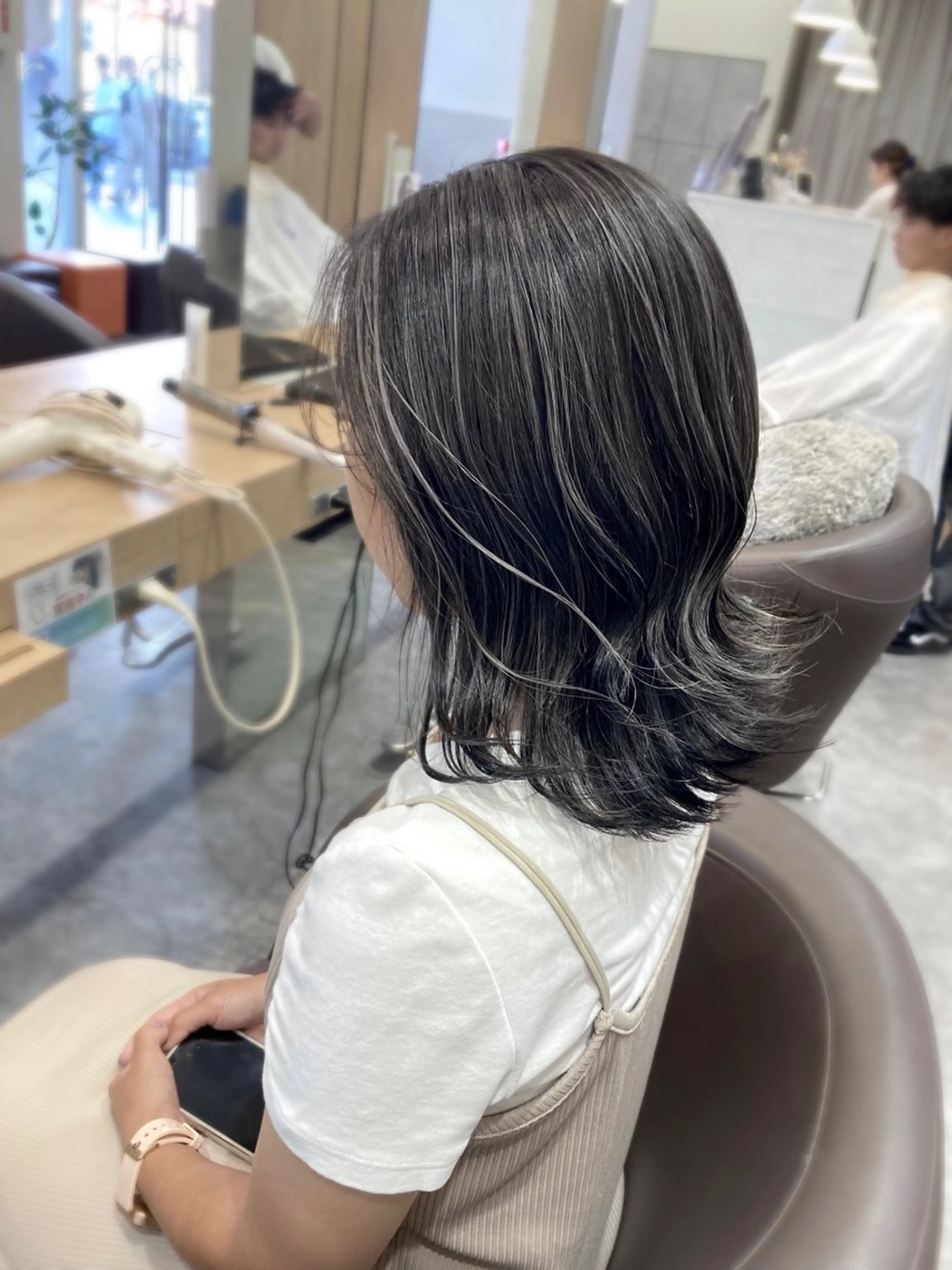 ミディアム カラー ヘアカラー 艶カラー🌟 透明感カラー🌟磯部のヘアスタイル