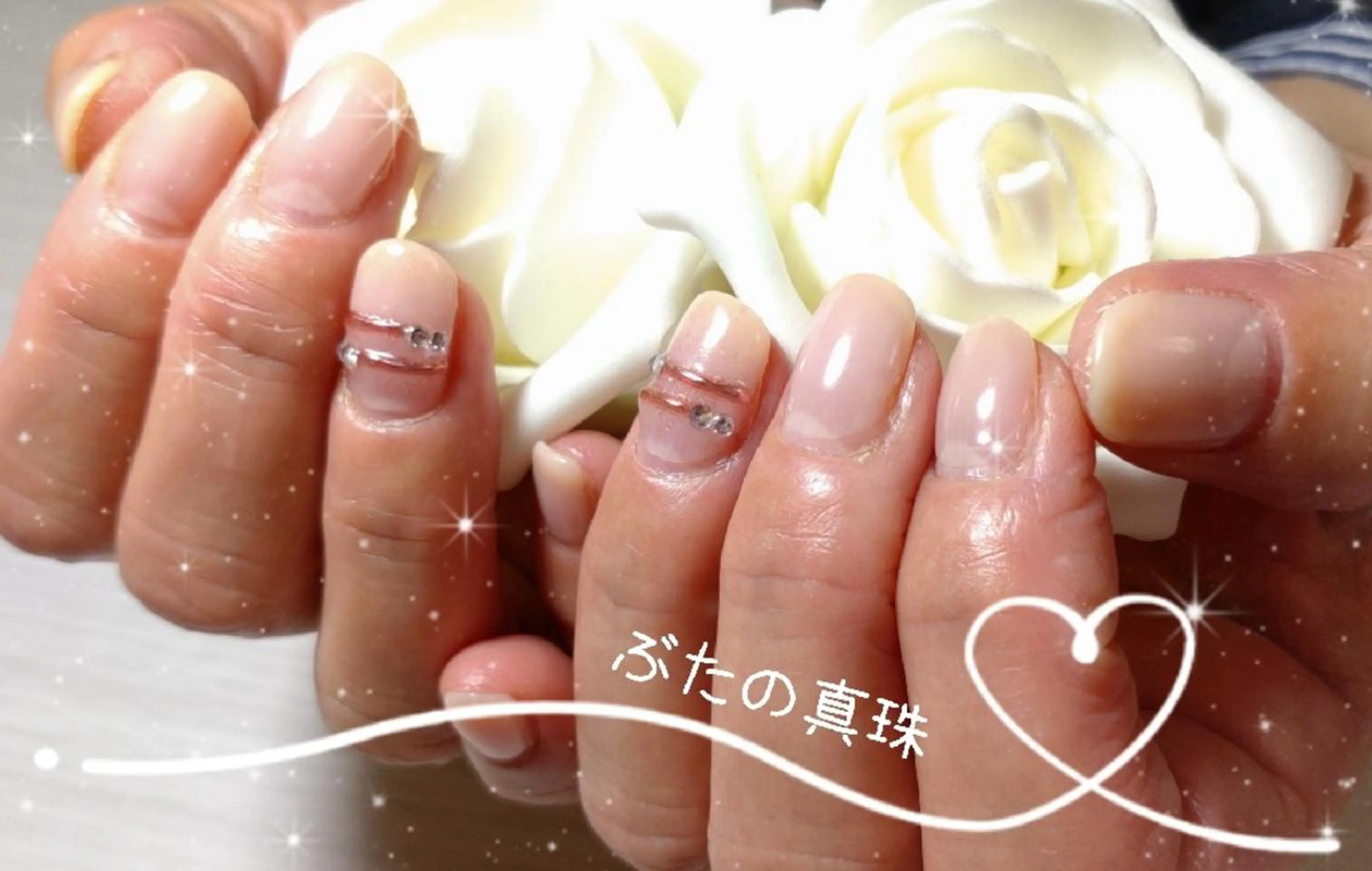 ネイル グラデーション ハンドネイル 林 珠里のネイルデザイン