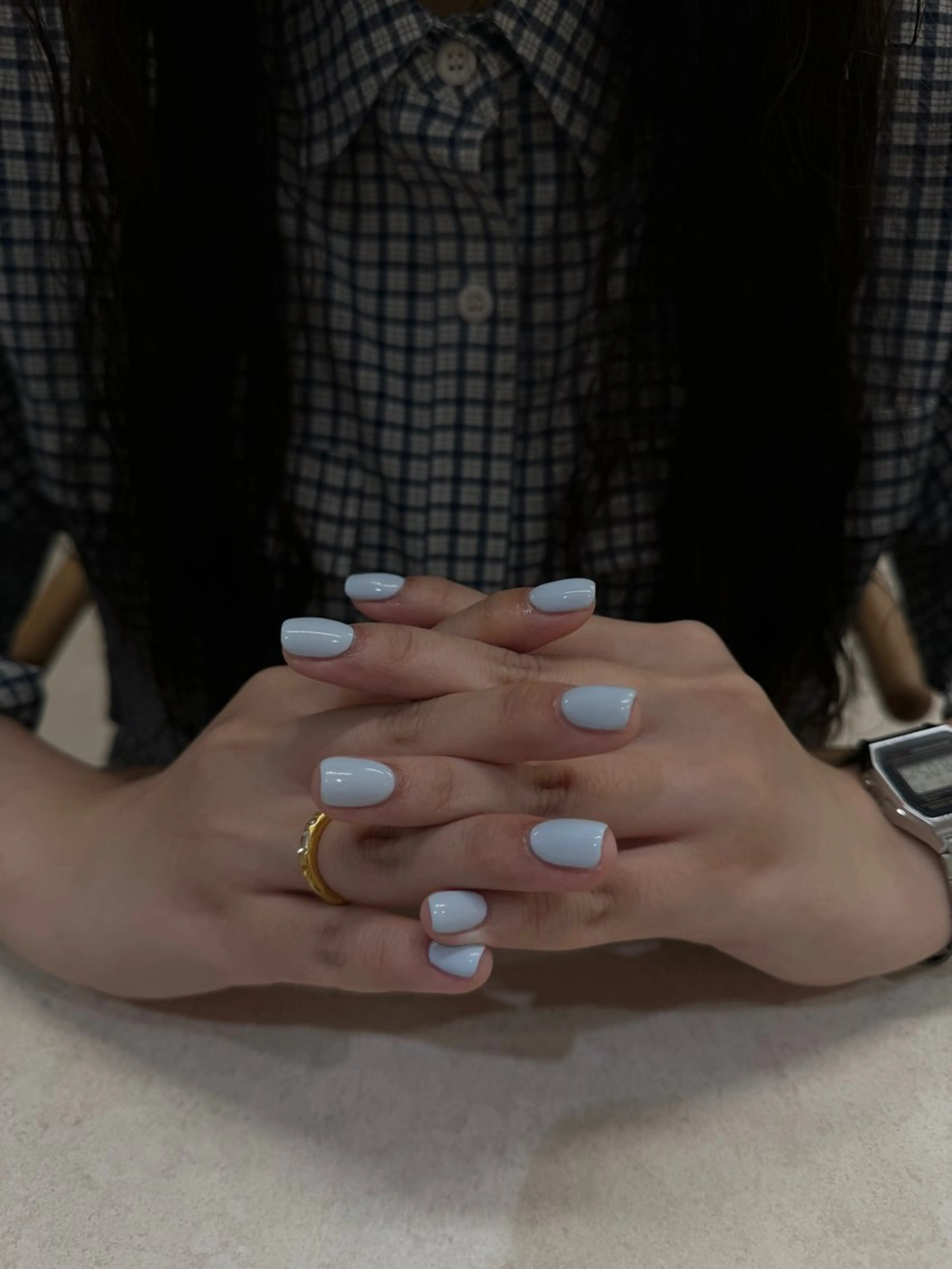 ネイル ワンカラーネイル 市川 加奈子のネイルデザイン