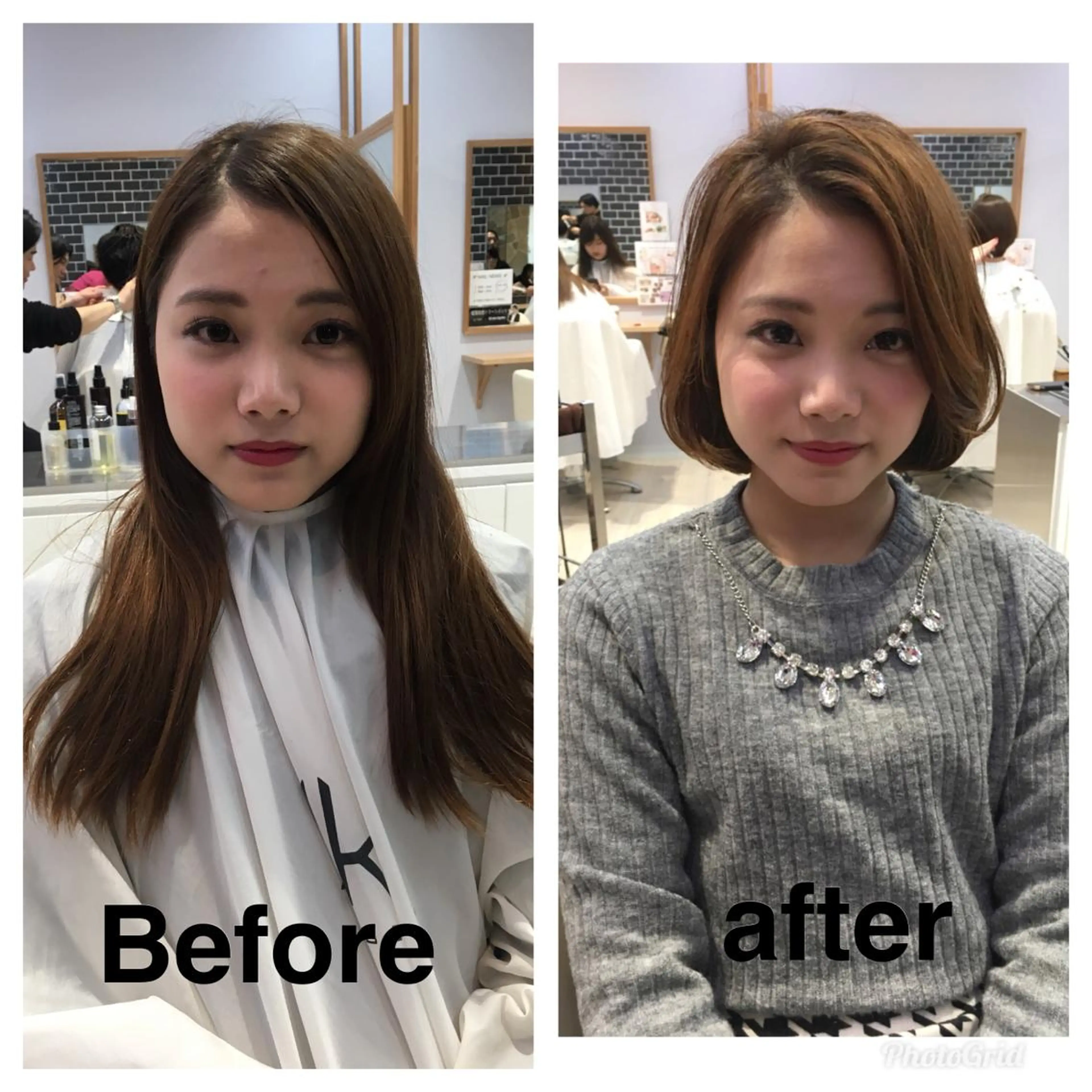 ショート ショートボブ ボブ かきあげバング ショートヘア SALOWIN四条河原町所属・中村 美穂のヘアスタイル