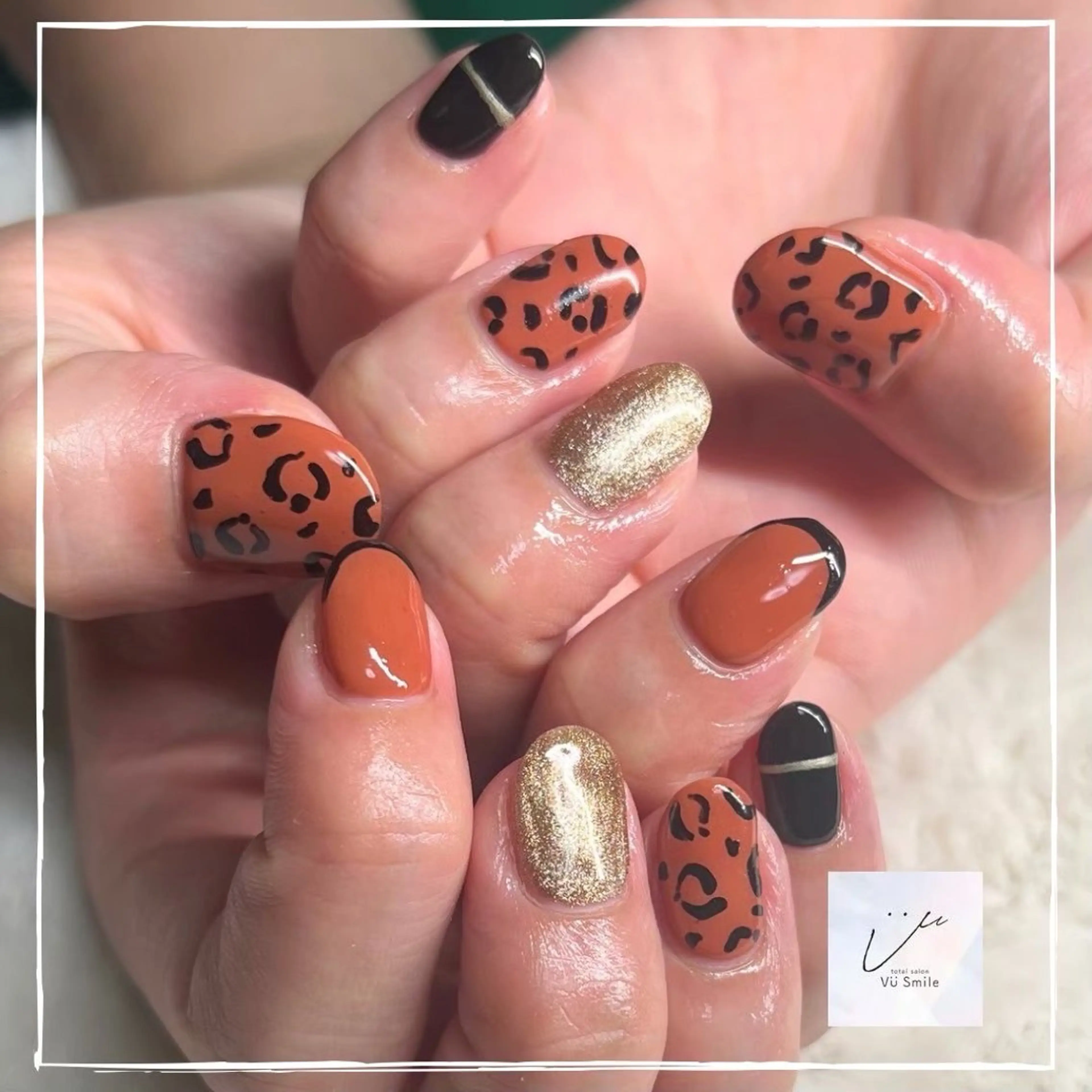 ネイル ブラウン ハンドネイル 瀬野 佑季のネイルデザイン