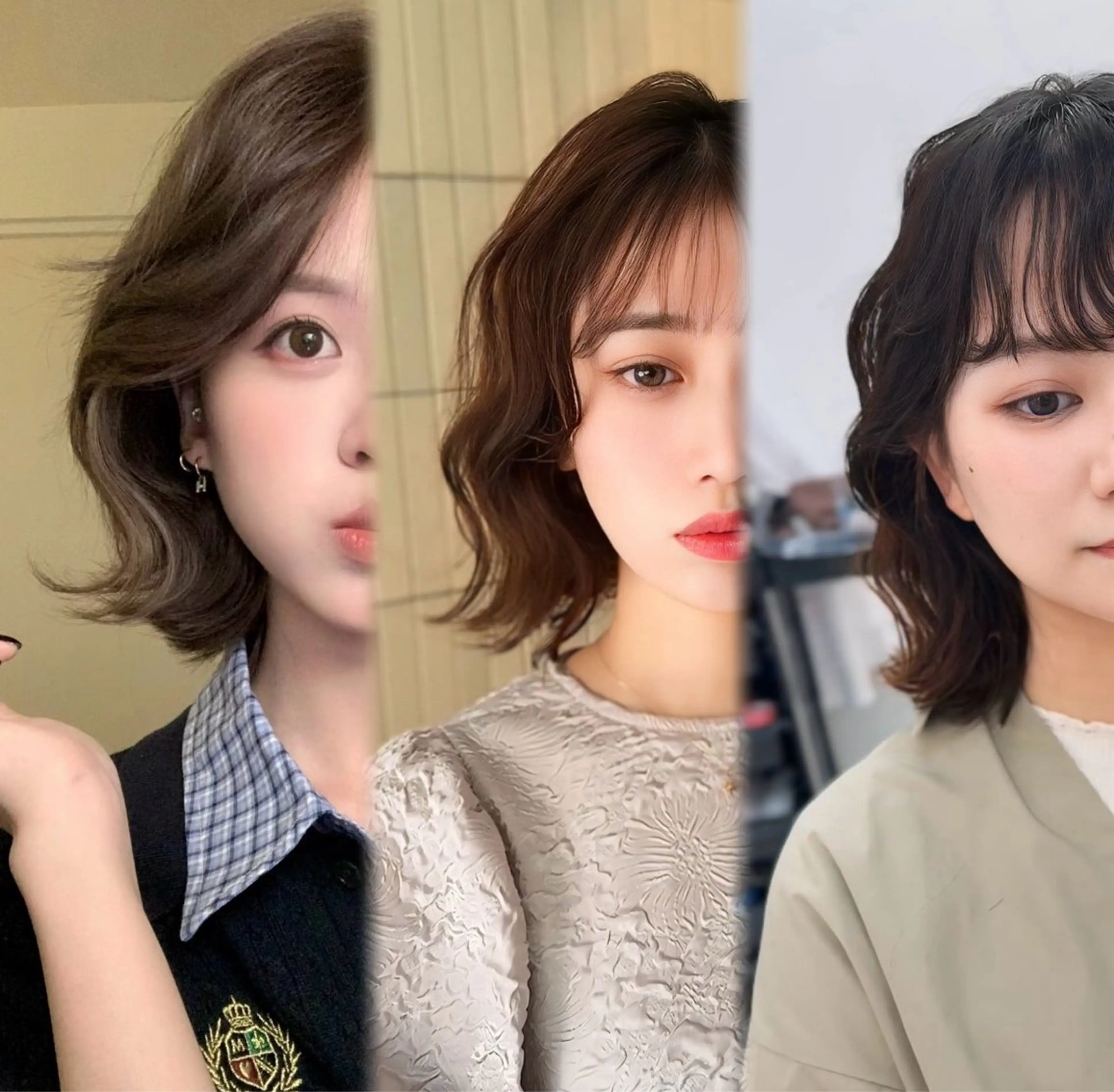 【 for Bob hair 】カット+ コテ巻き風 デジパ+ トリートメントの写真