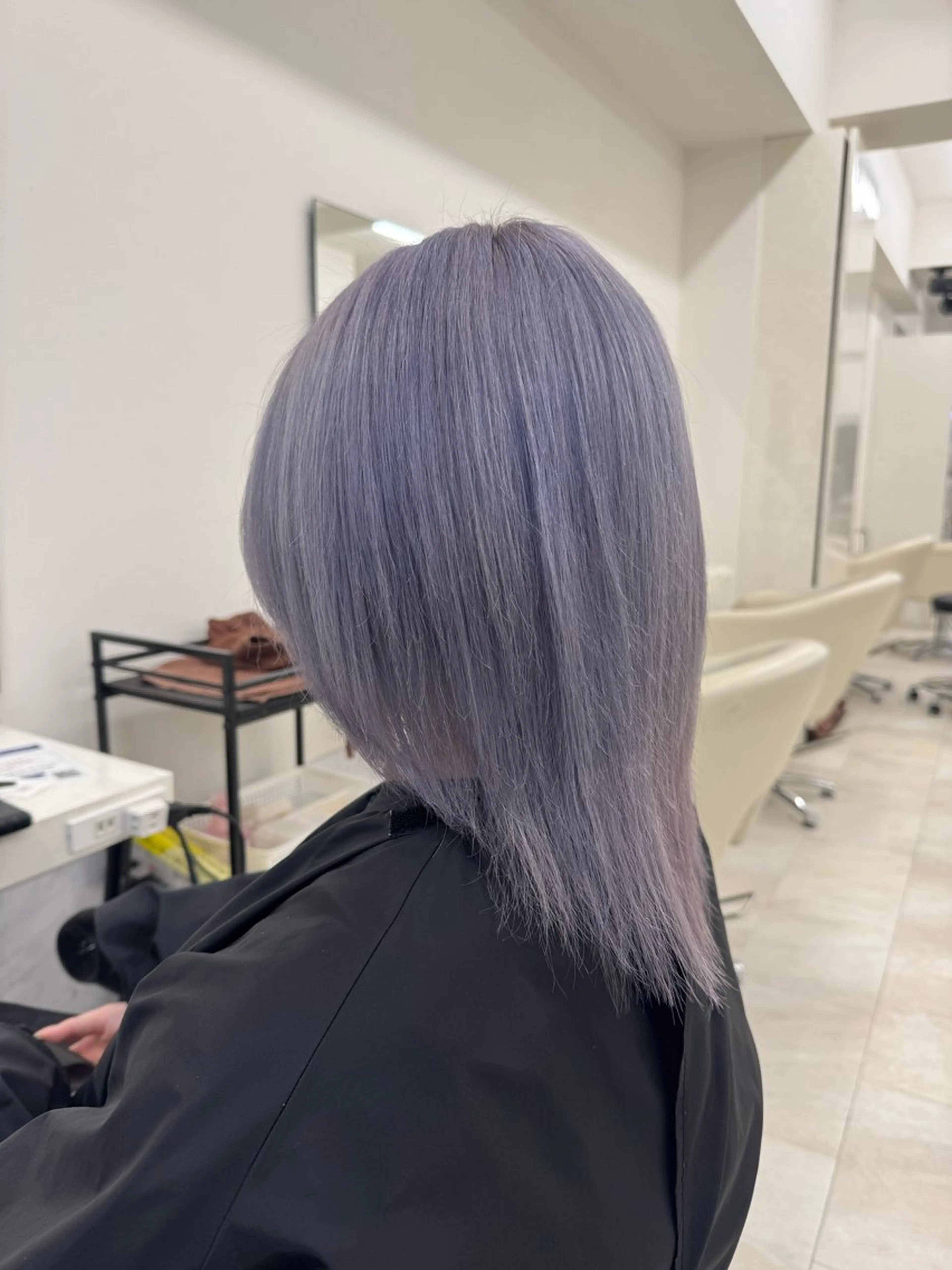 ミディアム カラー ヘアカラー AITOKYO Ｓ渋谷所属・渋谷/ハイトーン/ ブリーチ/歩夢のヘアスタイル