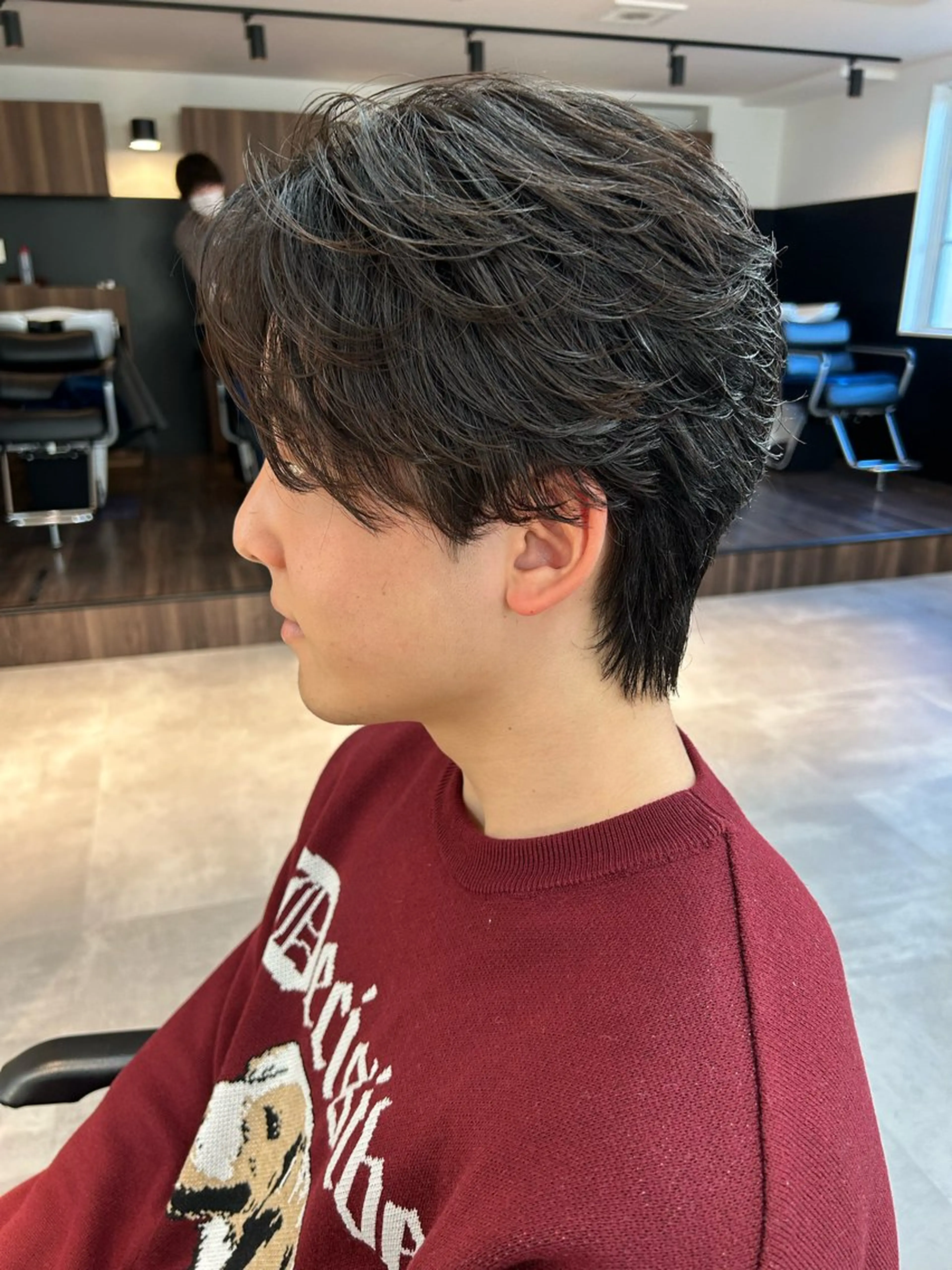 【✨数量限定✨】🌱メンズカット➕フェザーパーマモデルの写真