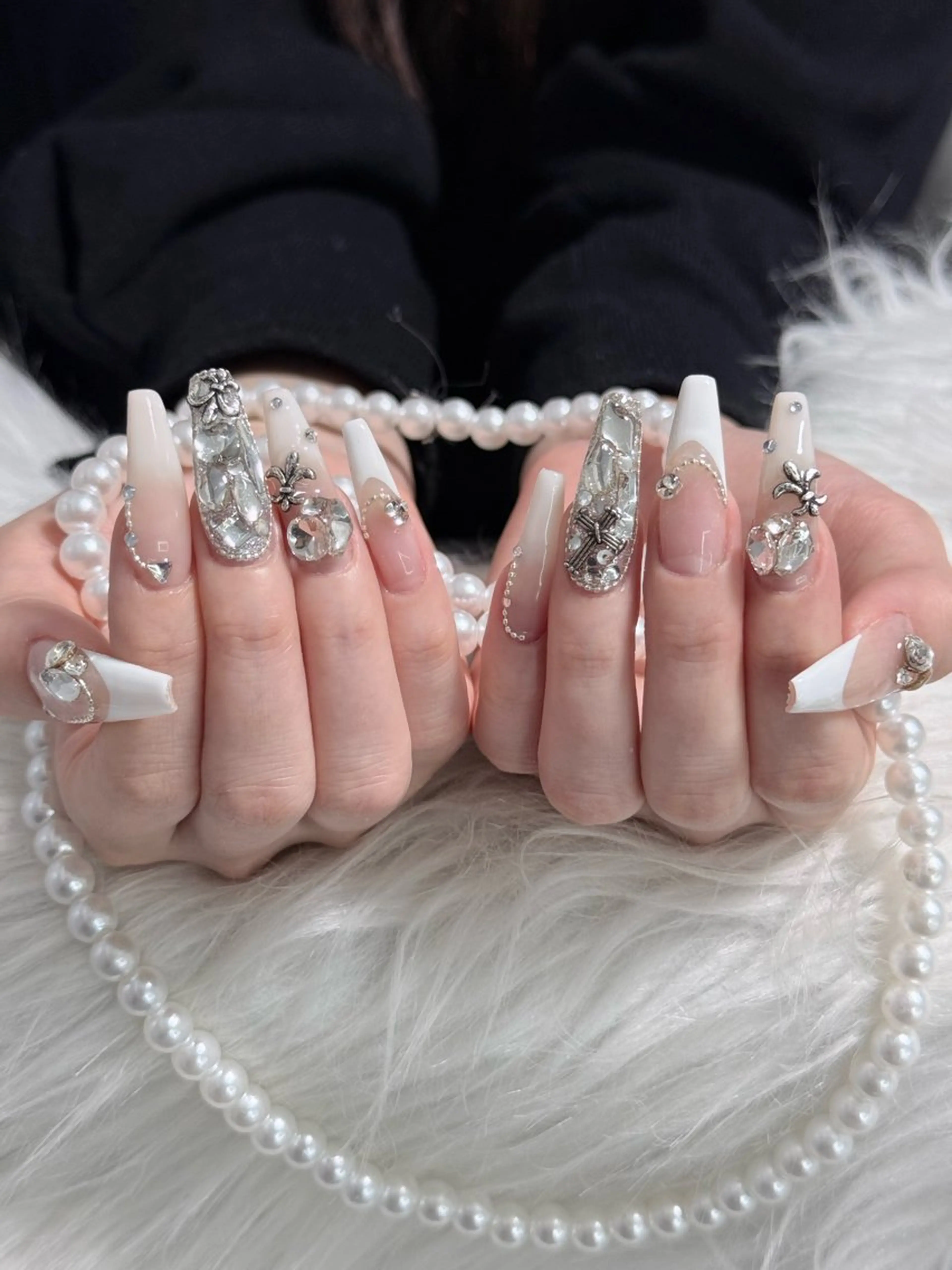 ネイル アートネイル ネイルチップ ハンドネイル Kitty ちゃんのネイルデザイン