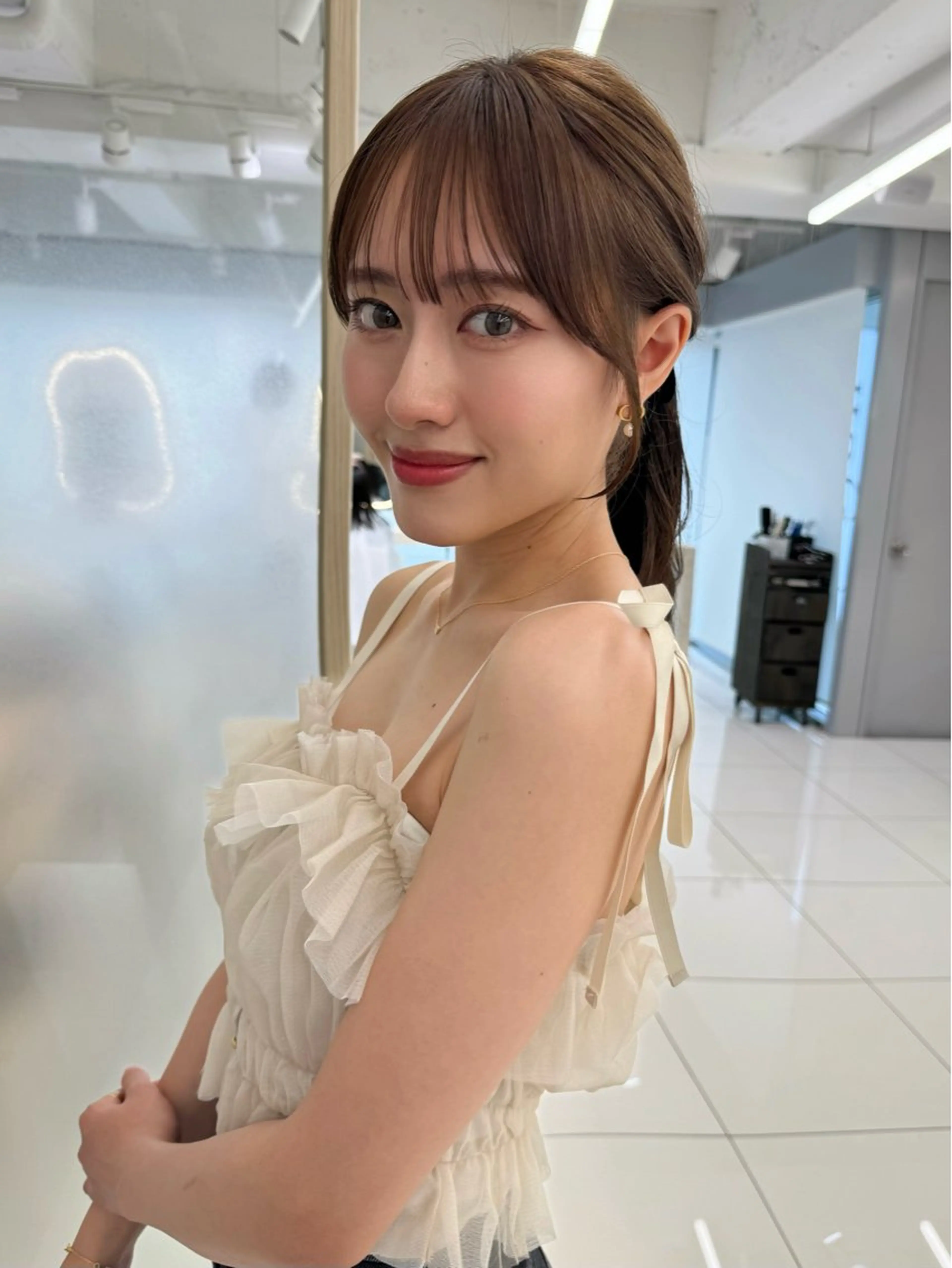 ロング 顔周り🇰🇷韓国 レイヤー/いづみ💞のヘアスタイル