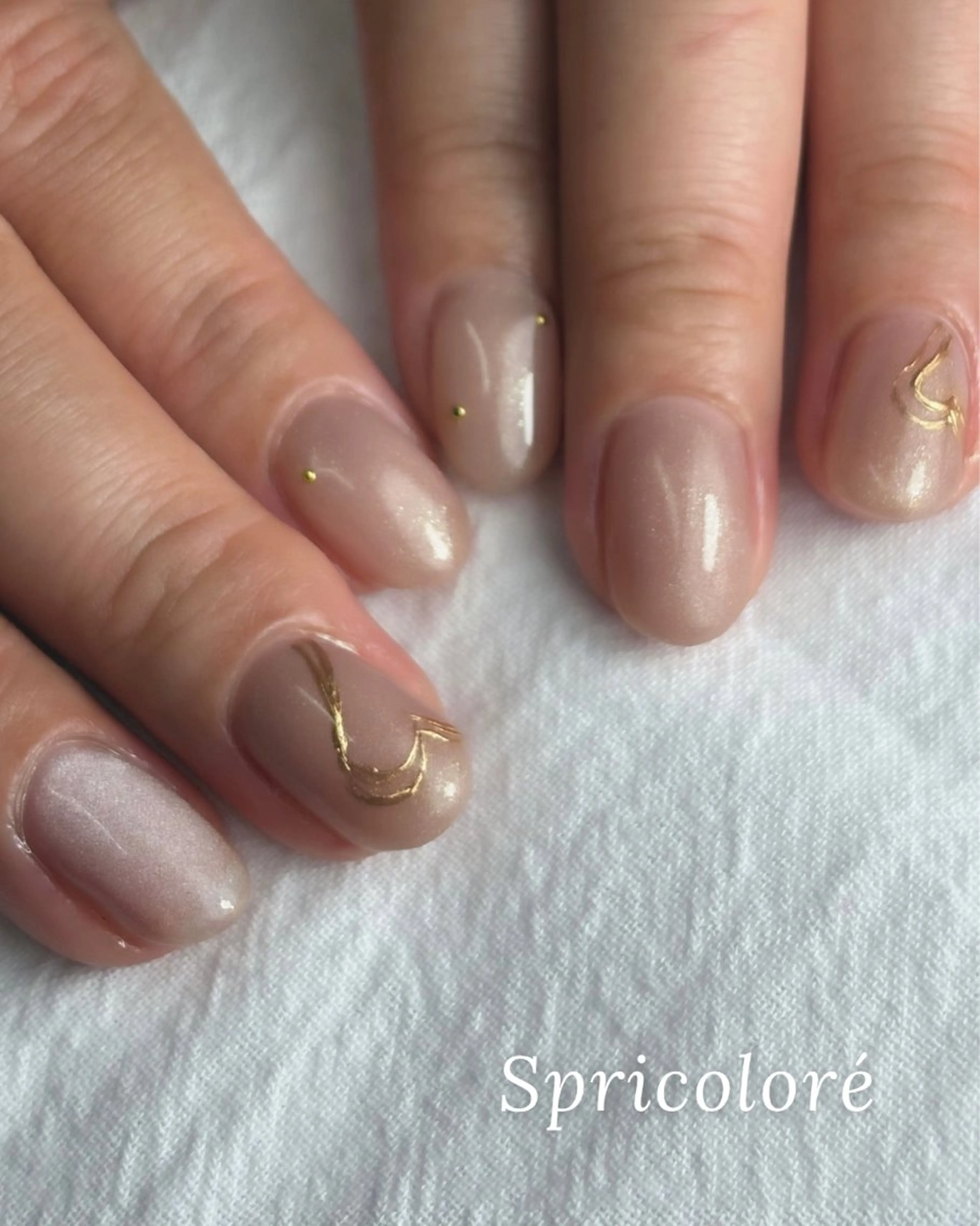 ネイル マグネットネイル 持ち込み バレンタイン Spricoloré ／harunaのネイルデザイン