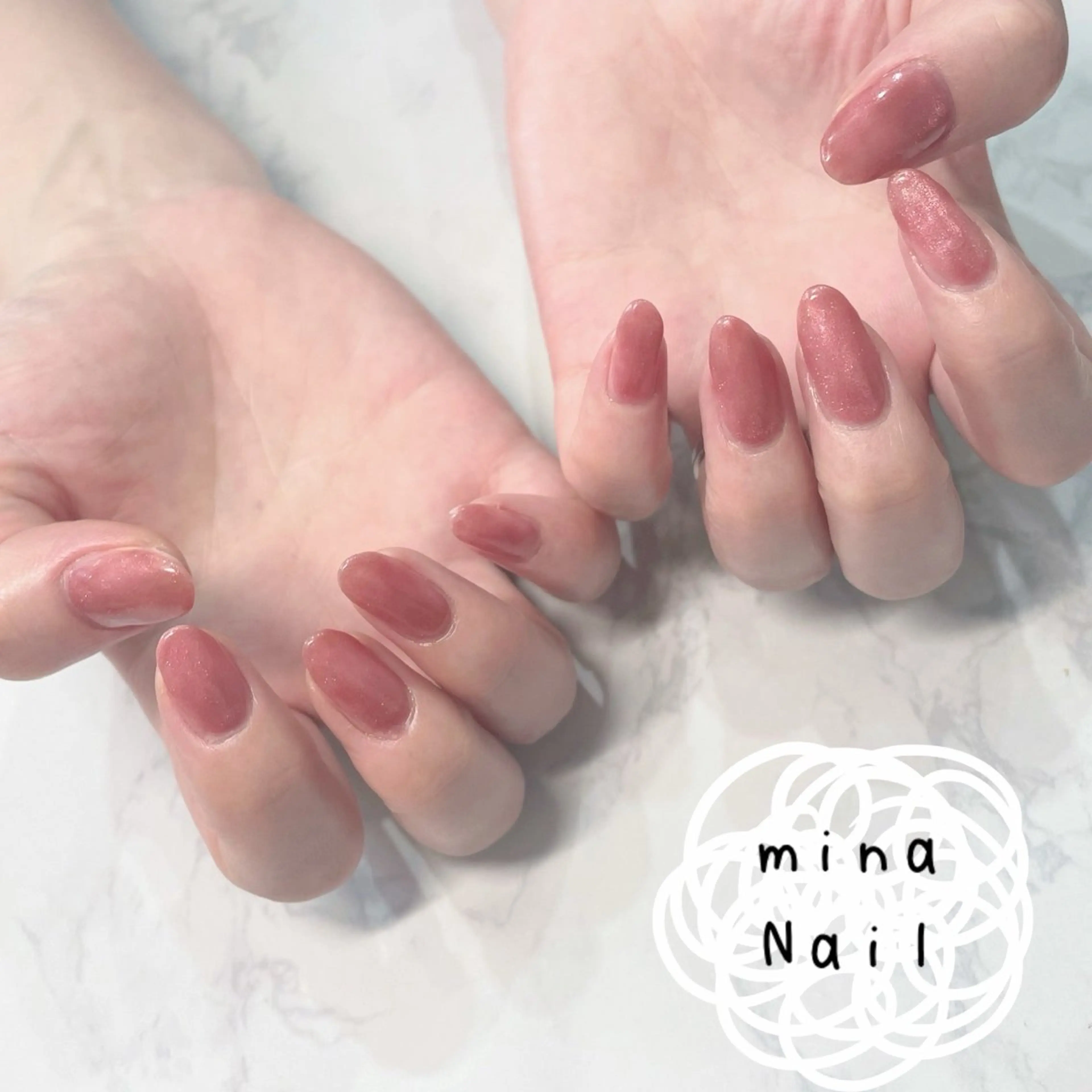 ネイル キラキラネイル 韓国ネイル ラメ(グリッター) マグネットネイル mina Nailのネイルデザイン