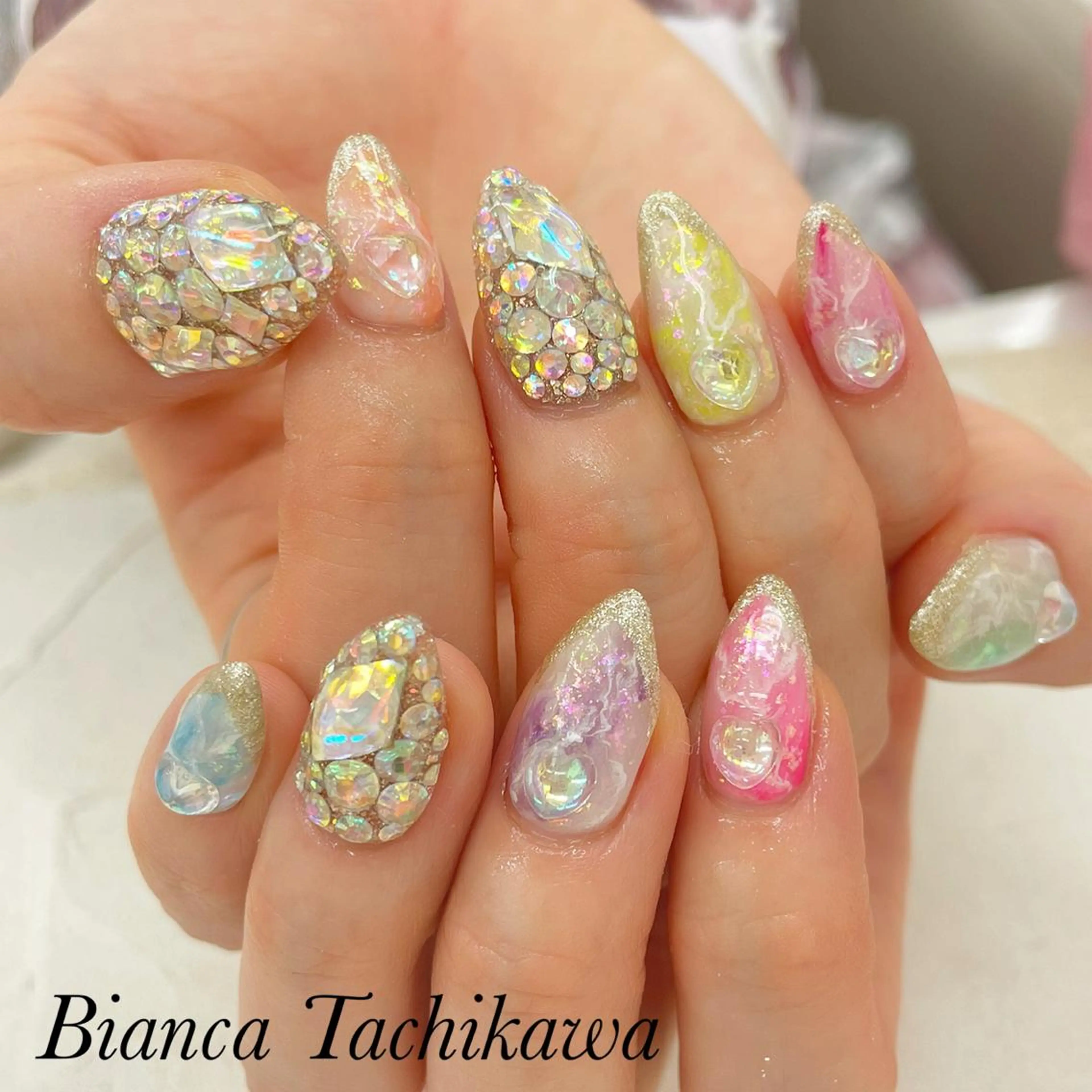 ネイル 持ち込み Bianca高円寺店 やまね💅💕のネイルデザイン