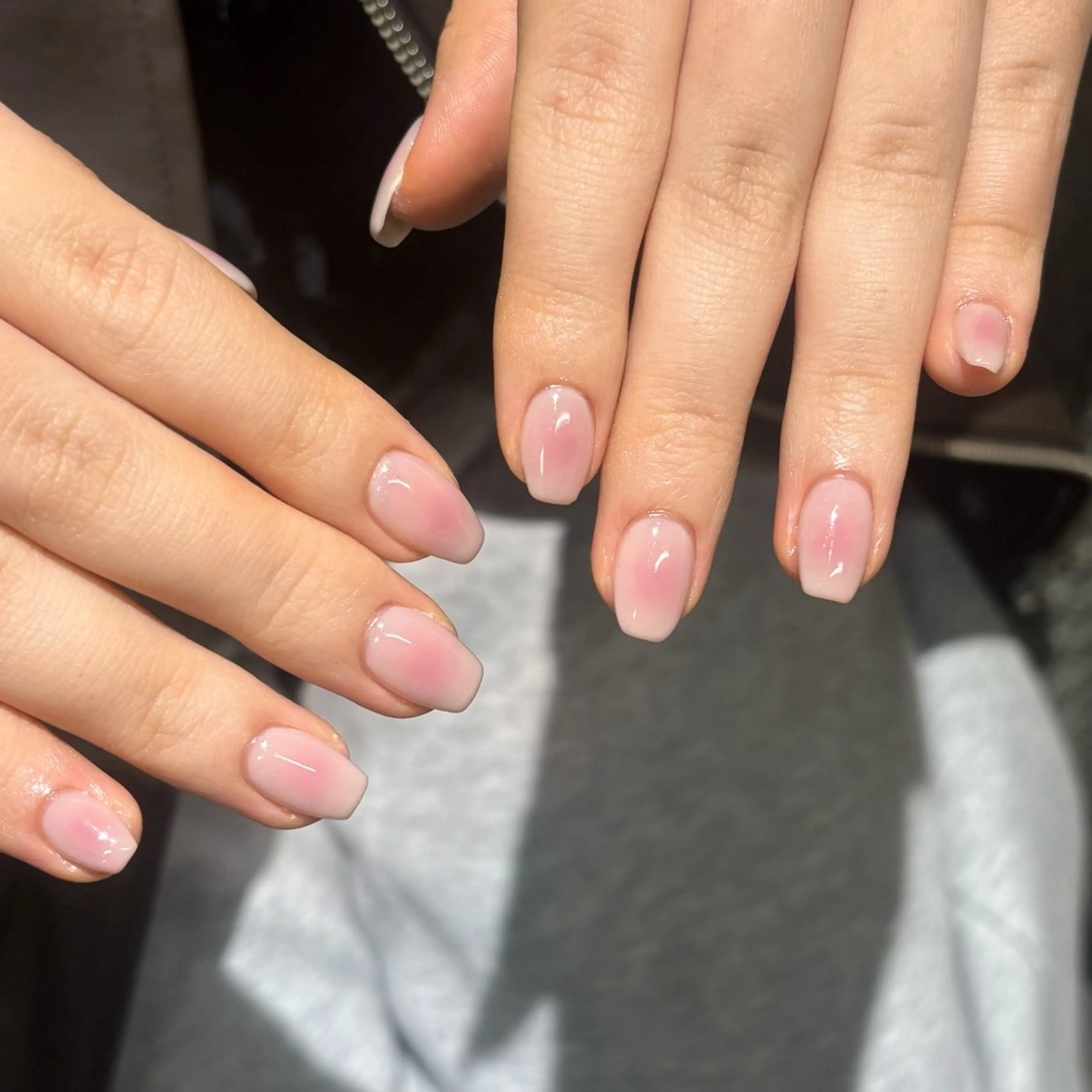 ネイル アートネイル クリアネイル 大理石ネイル(マーブル) 持ち込み ワンカラーネイル sofa 原 苺花のネイルデザイン