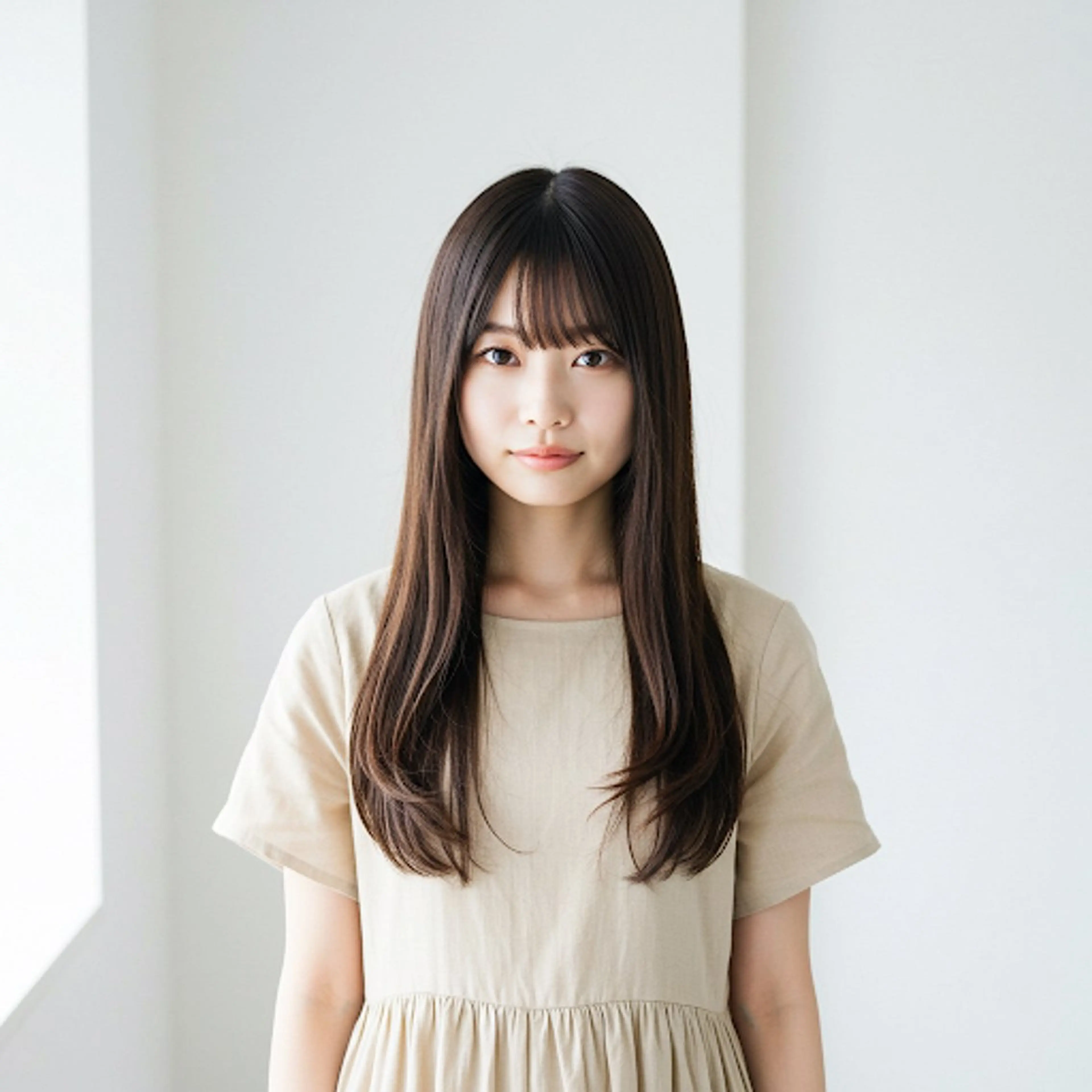 セミロング カット ヘアカラー トリートメント ヘッドスパ ✂︎ ｼﾝﾀｸ ✂︎のヘアスタイル