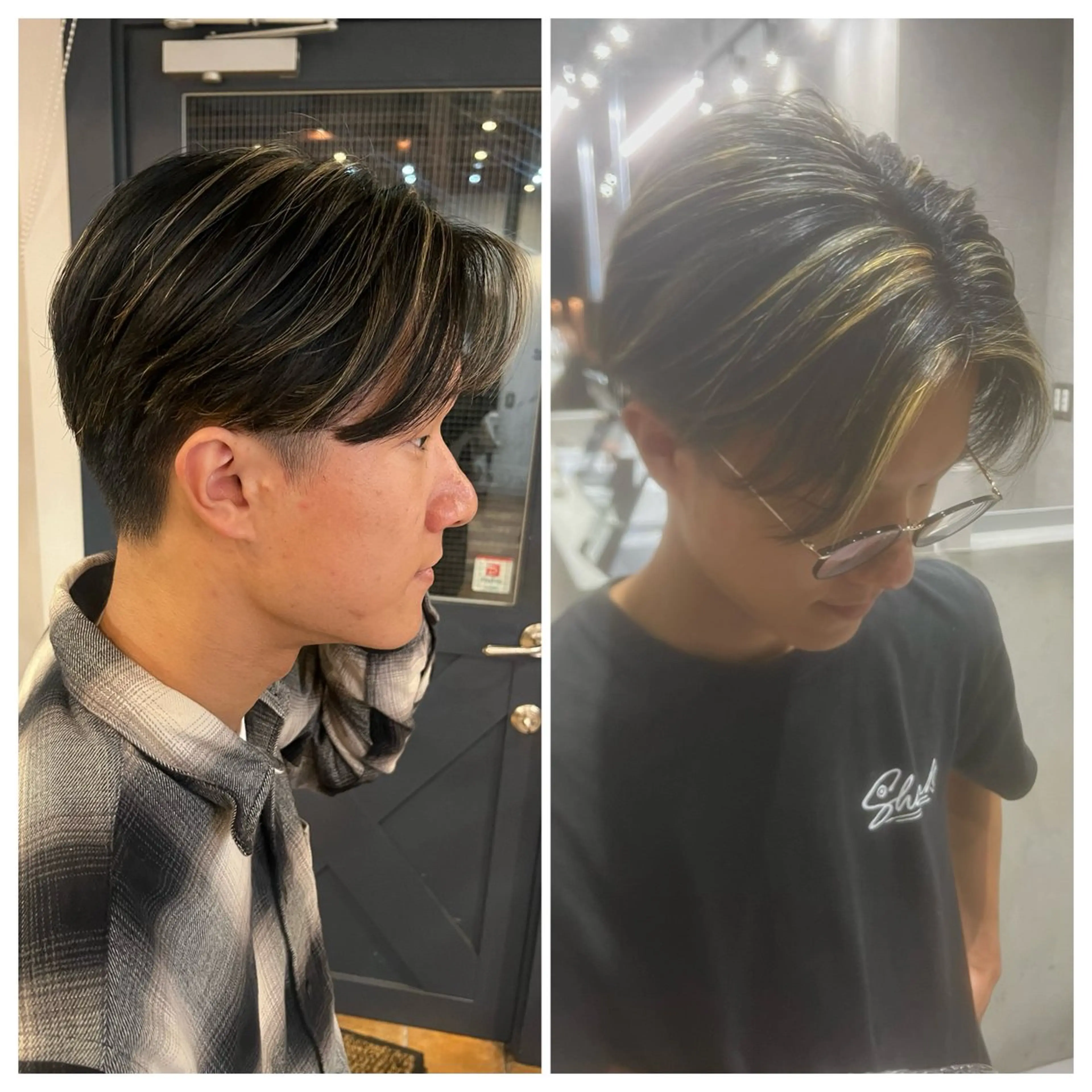 カラー メンズ メンズハイライト 抜きっぱなしブロンド ハイライトカラー カット ヘアカラー rawr hair rim所属・Rawr hair Rim店長 栗原柊のヘアスタイル