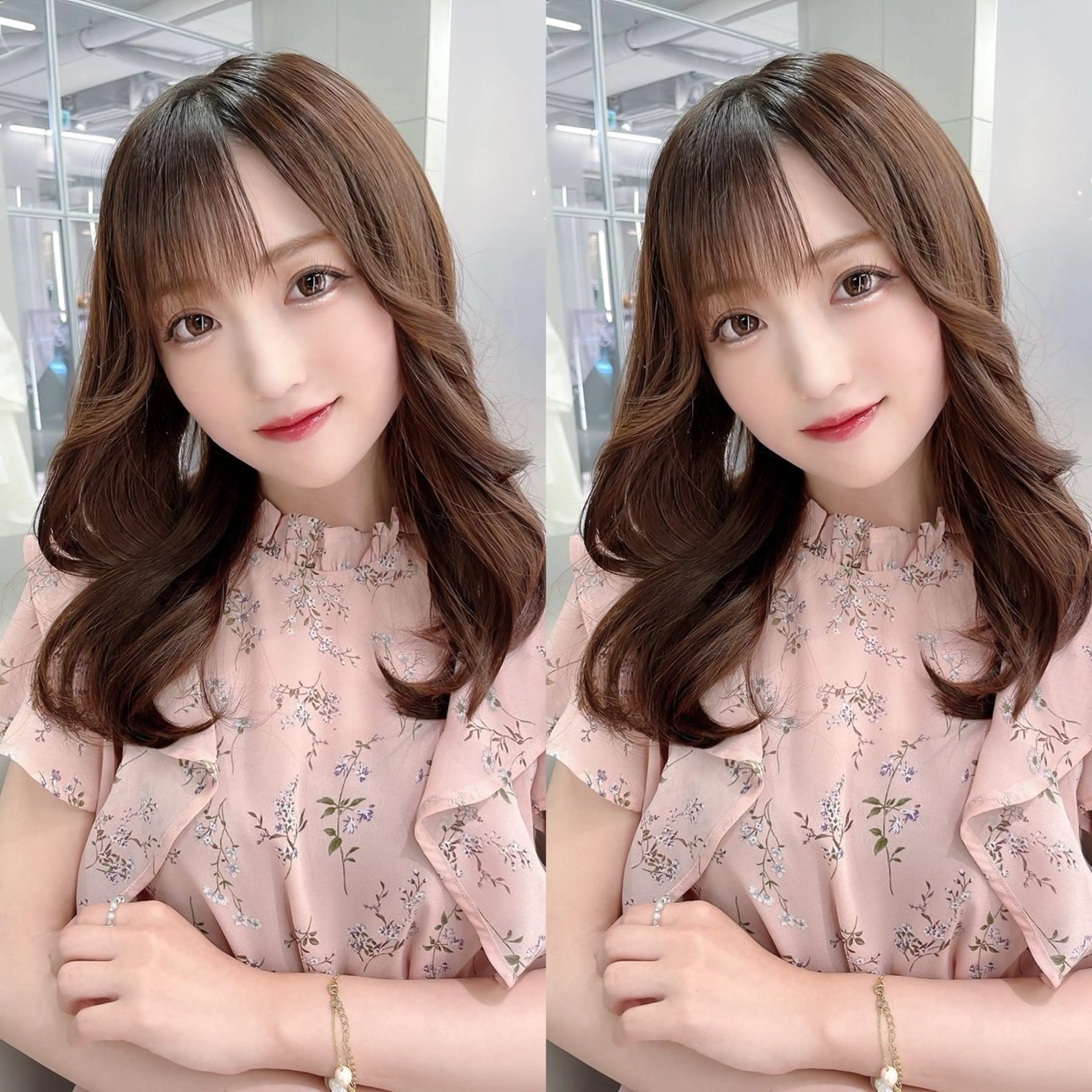 ミディアム カラー 韓国ヘア/髪質改善 TAKAHIROのヘアスタイル