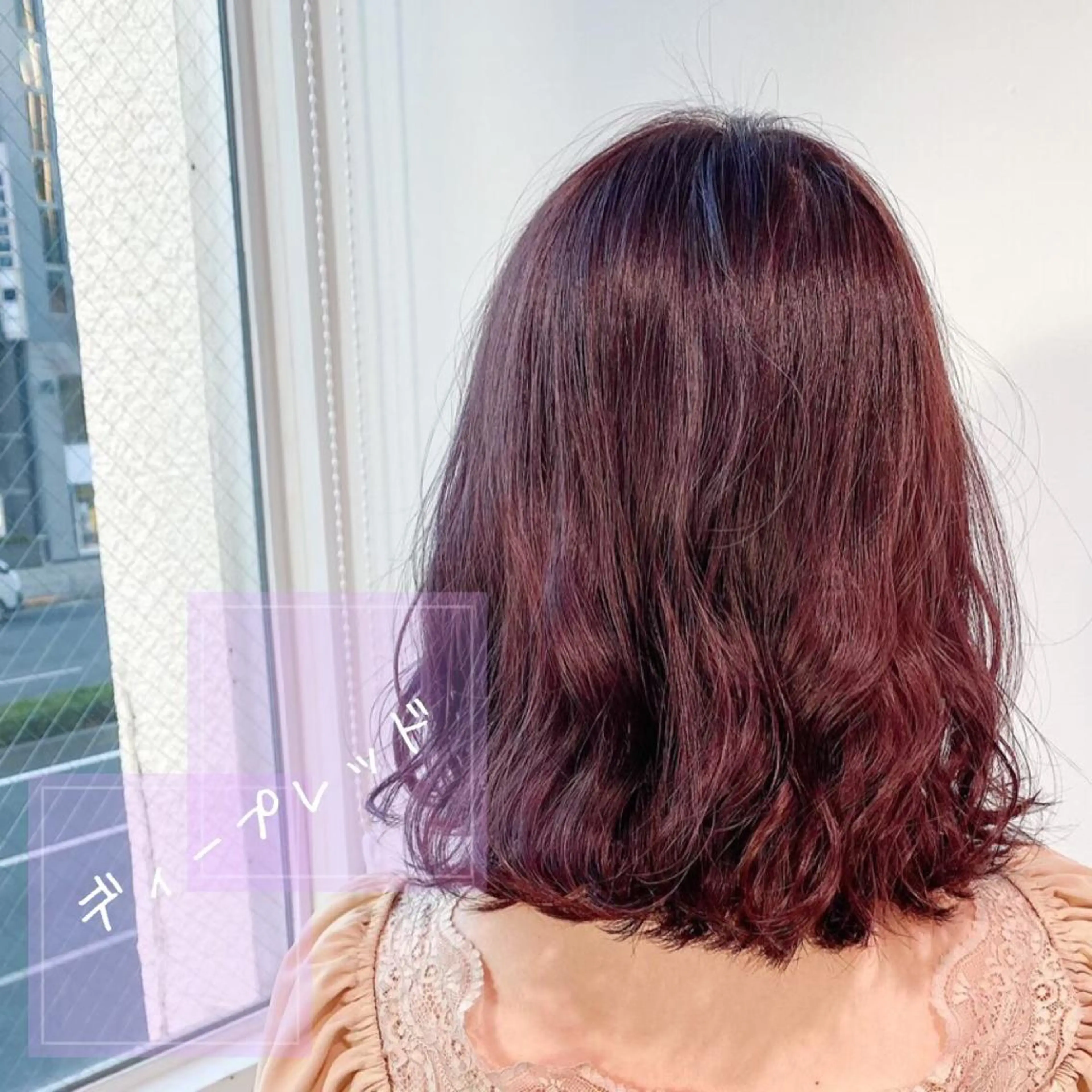 ミディアム カラー ヘアカラー トリートメント ヘッドスパ ヘアセット 🦋ハイトーンボブ ショート🦋トシキのヘアスタイル