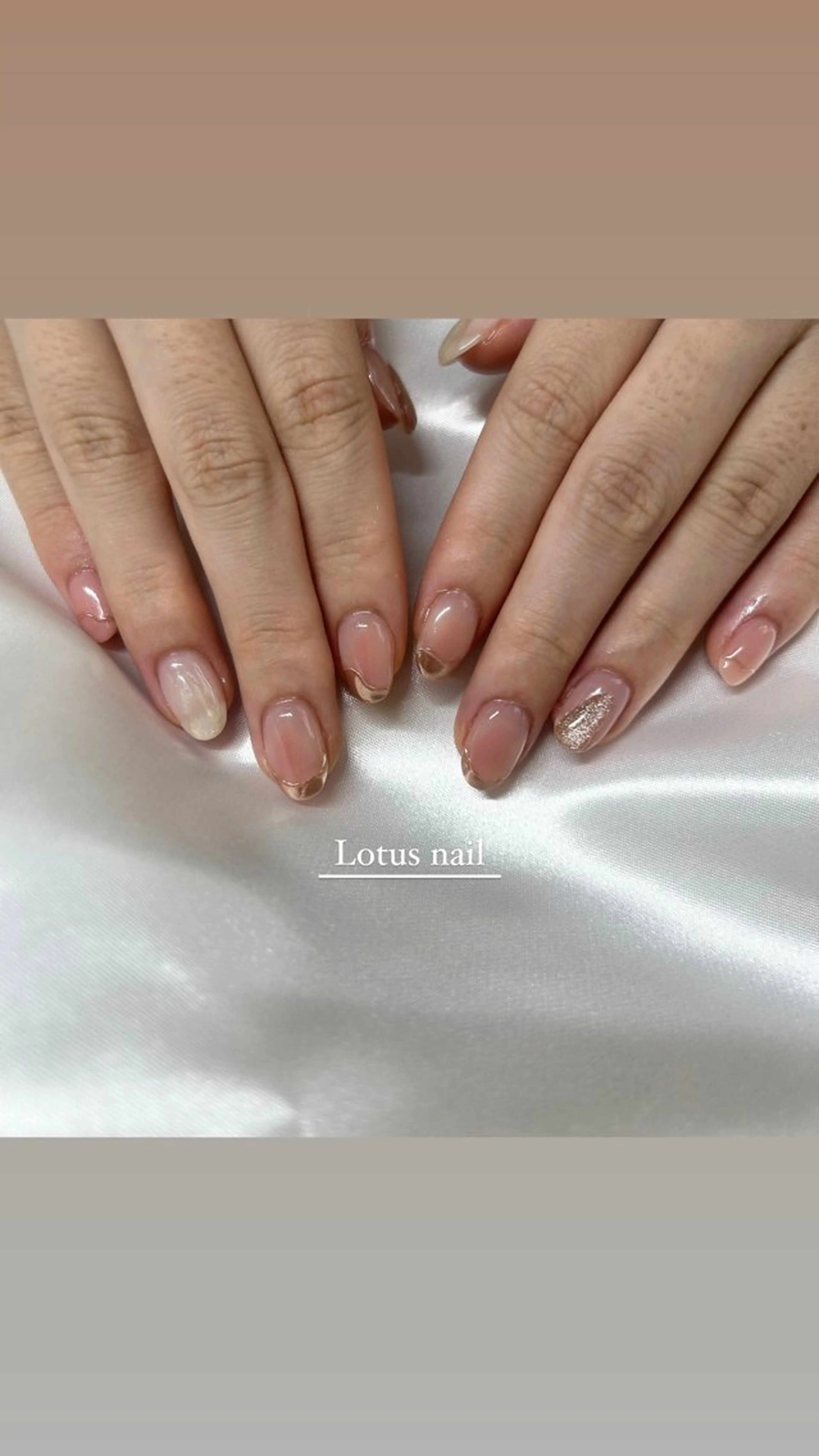 ネイル ハンドネイル privatesalon  Lotusnail所属・Lotus nailのネイルデザイン