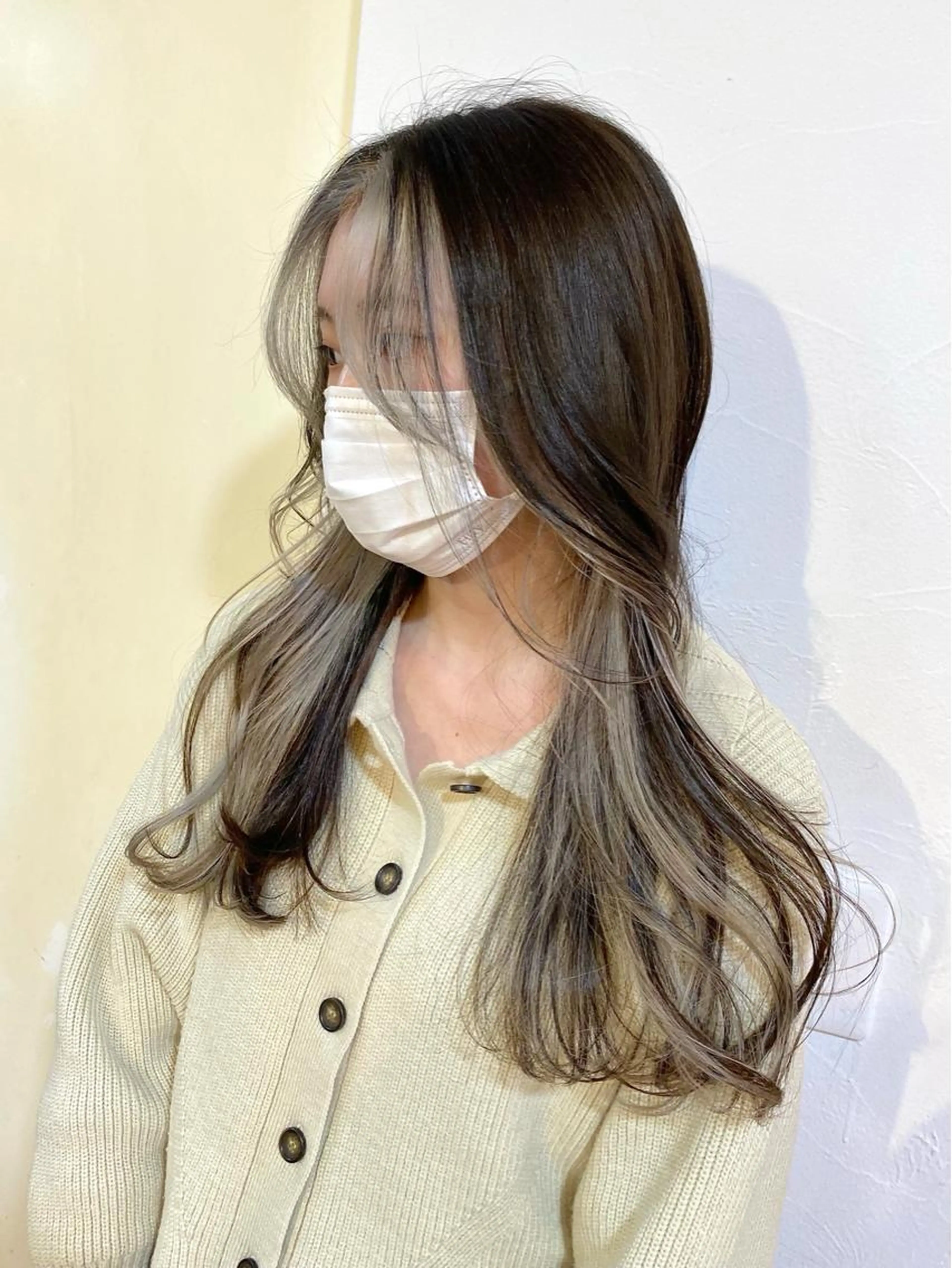 ✨オシャレ度UP🌈イヤリングカラー＋フルカラー＋カット✨インナーカラーに変更OK💗の写真