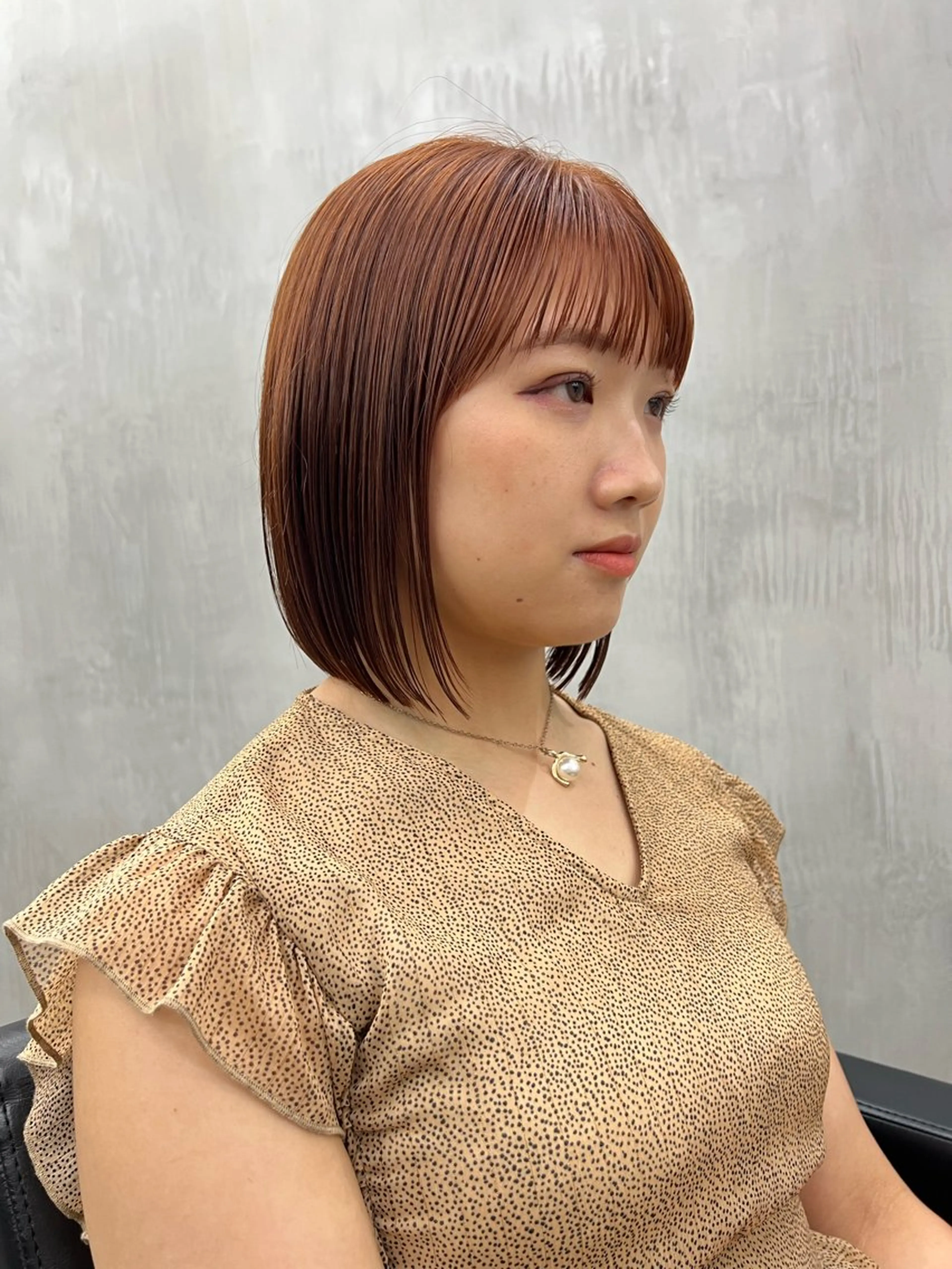 似合わせカット+ダブルカラーの写真