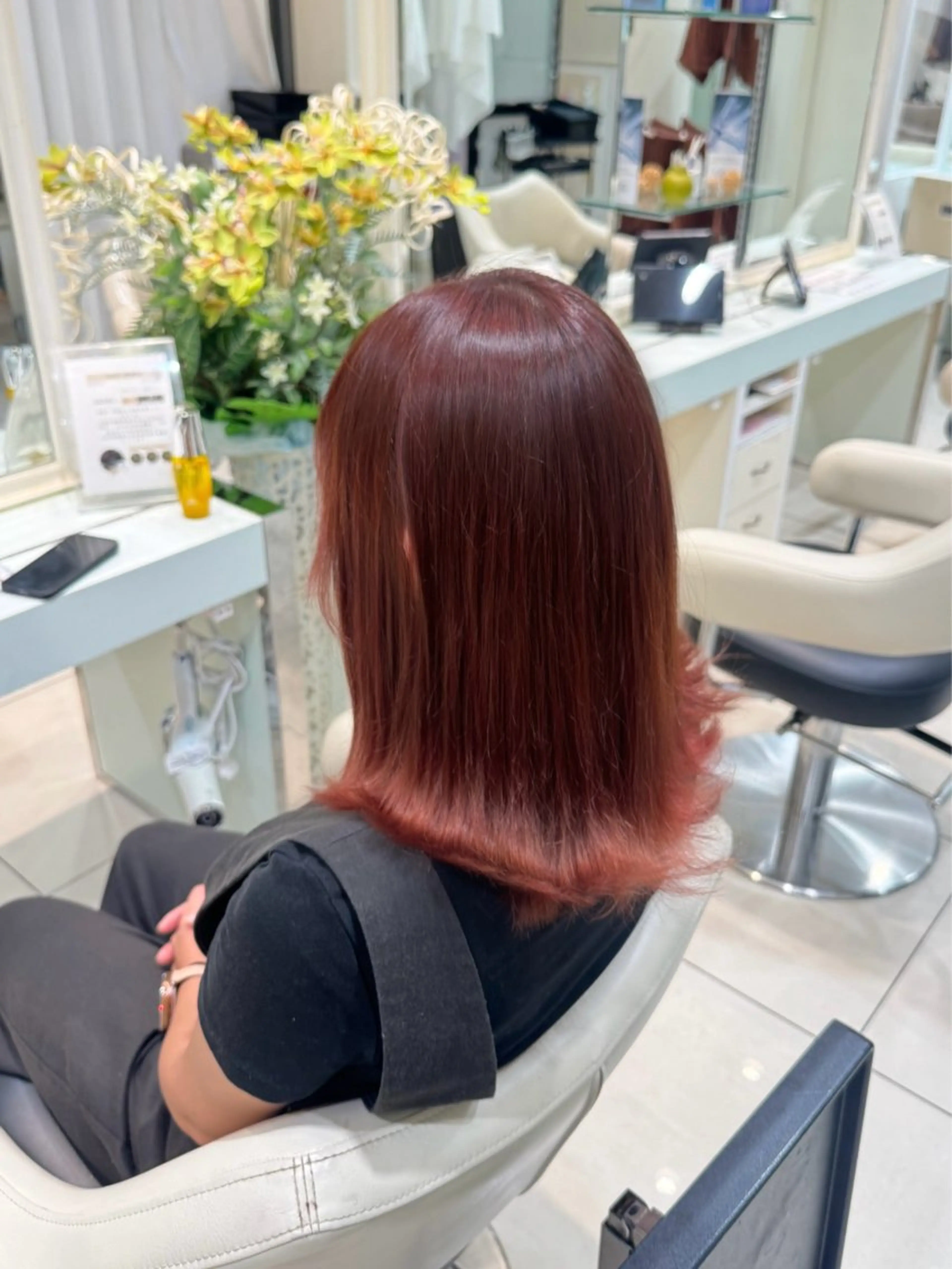 カラー 曲がる縮毛/カルマパ ーマ/池袋/横村大全のヘアスタイル