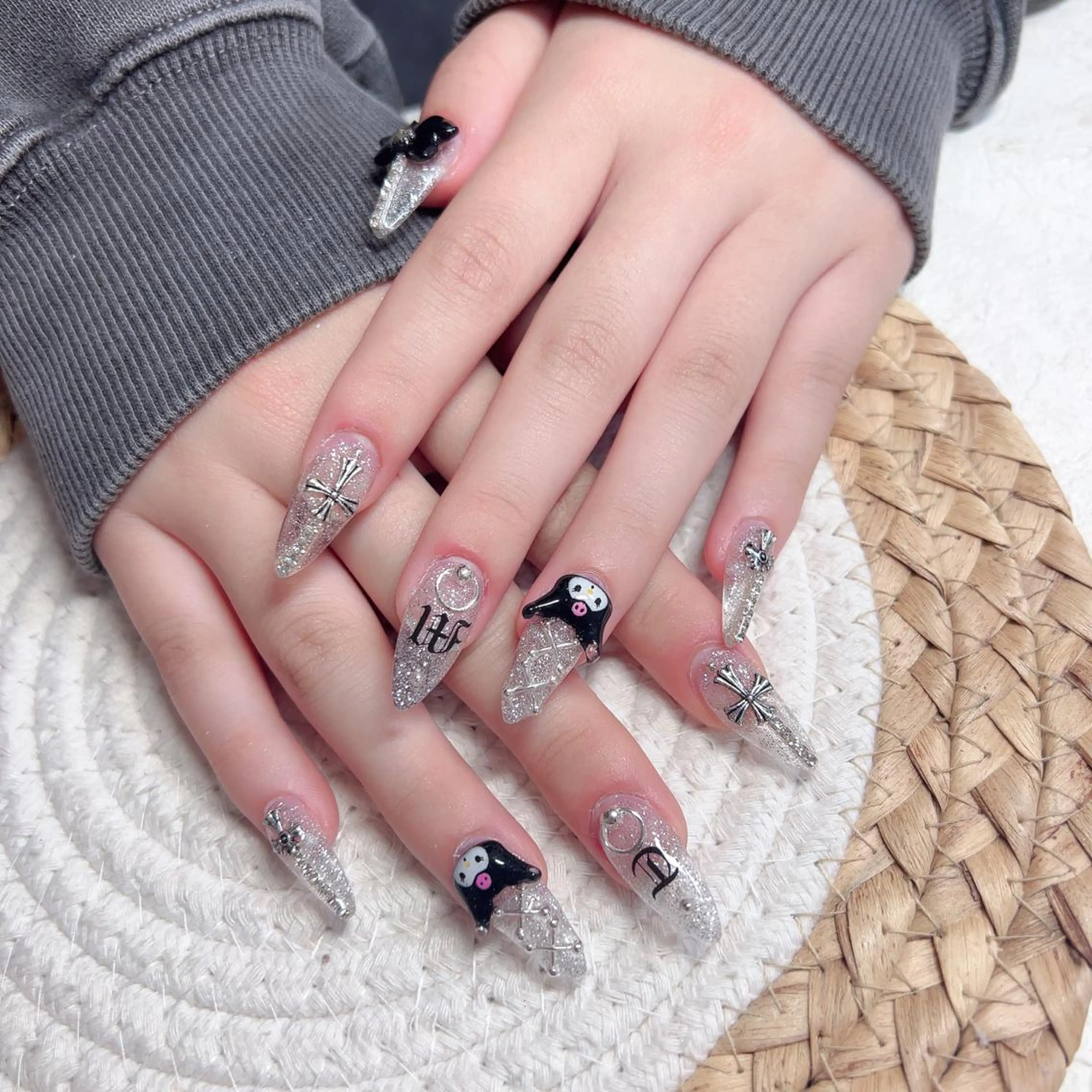 ネイル ハンドネイル M🌷nail 長さだし専門店のネイルデザイン