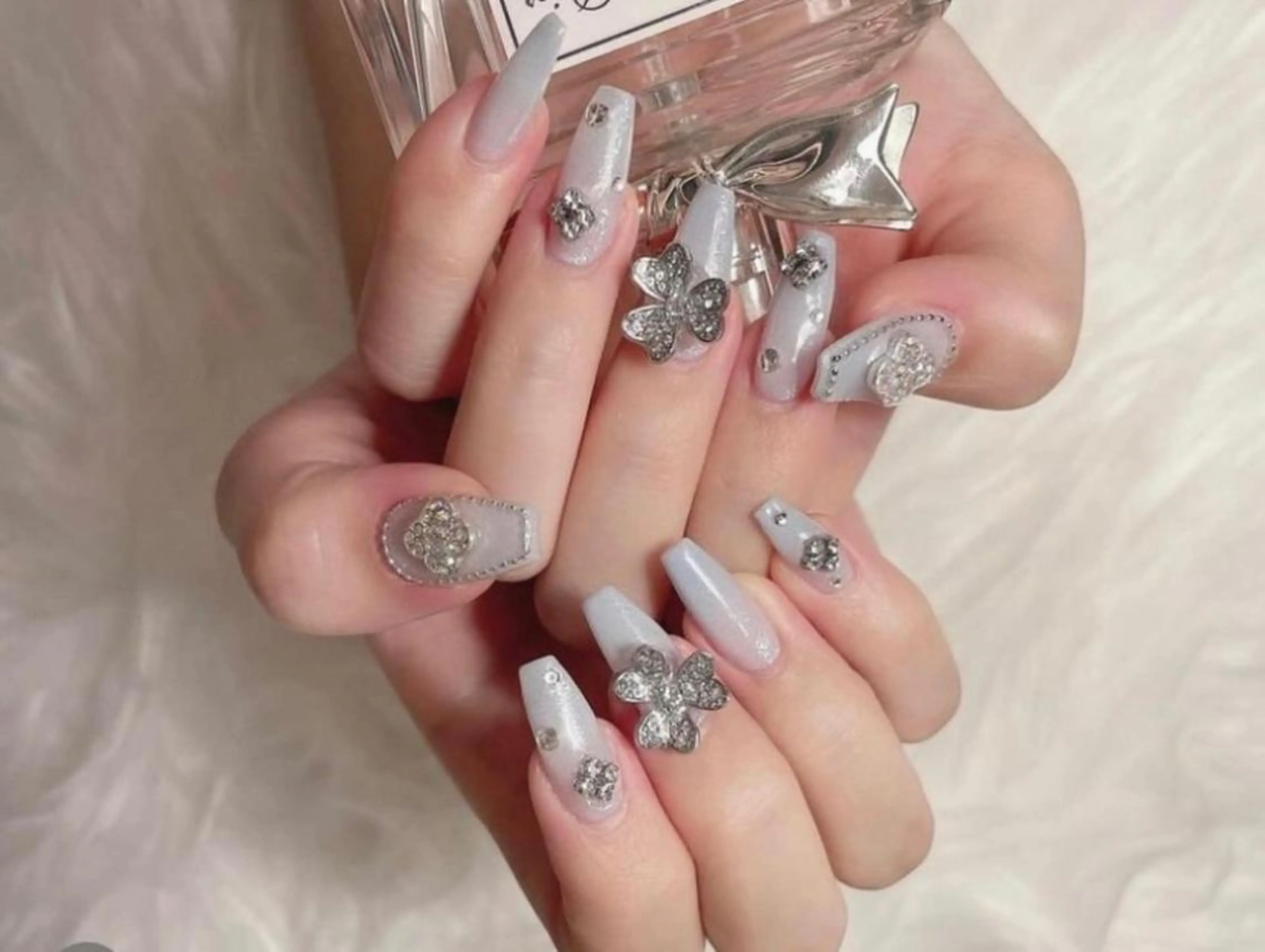 セミロング ハンドネイル JNA認定講師🌸 RIEのネイルデザイン