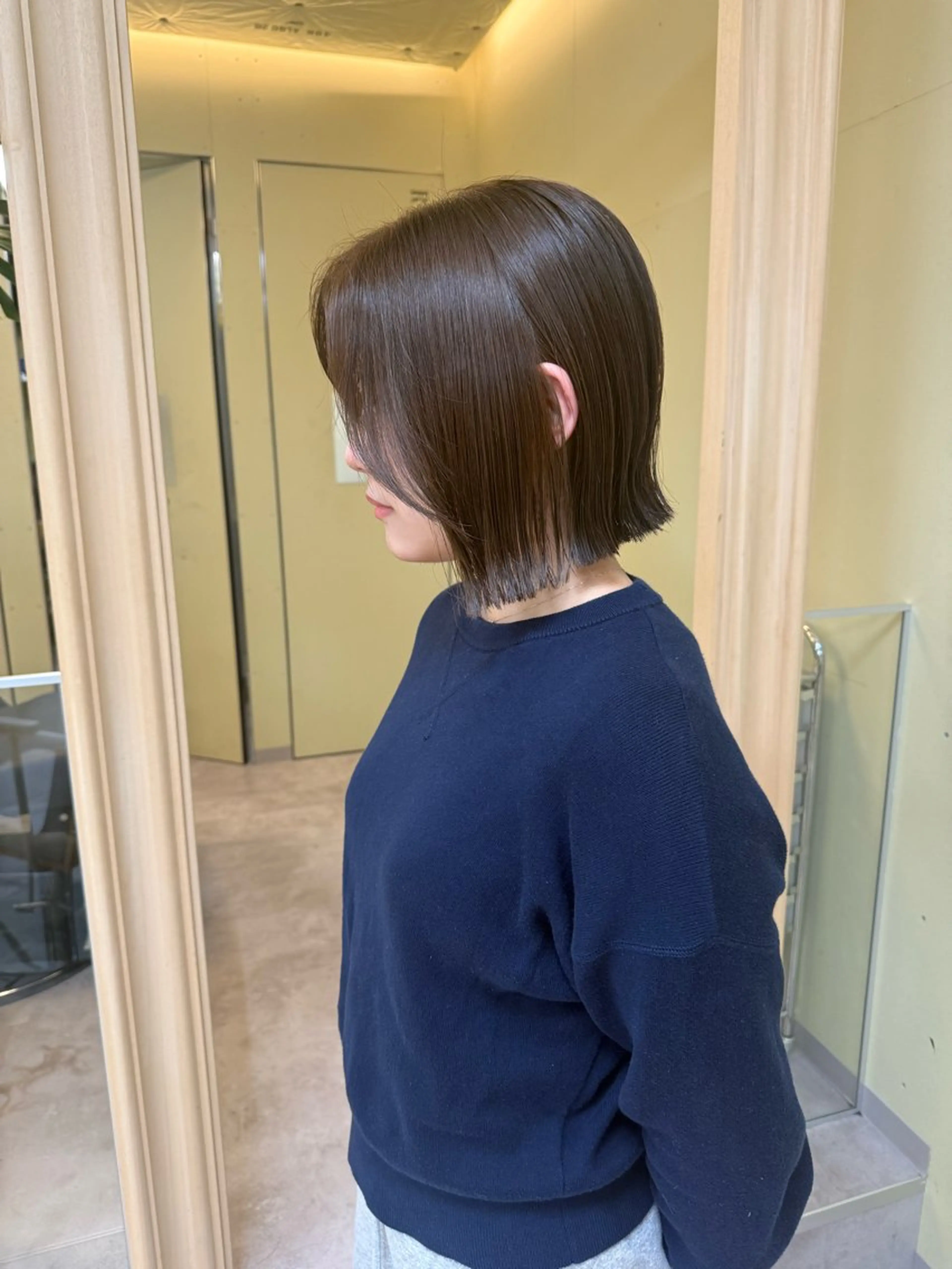 ショート カラー カット ヘアカラー トリートメント 伶風/ボブ/ ハッシュカットのヘアスタイル