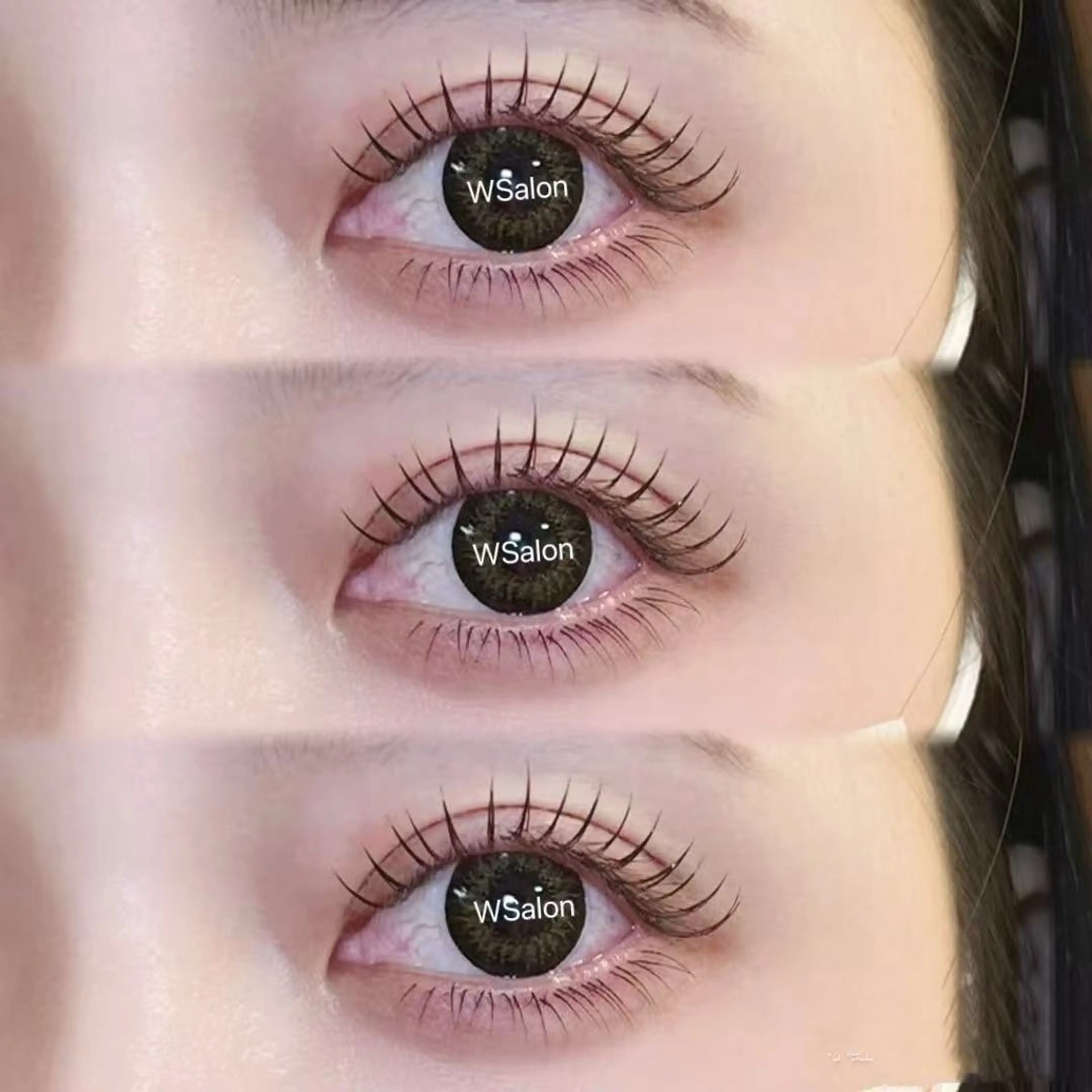 マツエク・マツパ 付け放題 バインドロック カラーマツエク フラットラッシュ 韓国風マツエク W Salon アイラッシュのマツエク・マツパデザイン