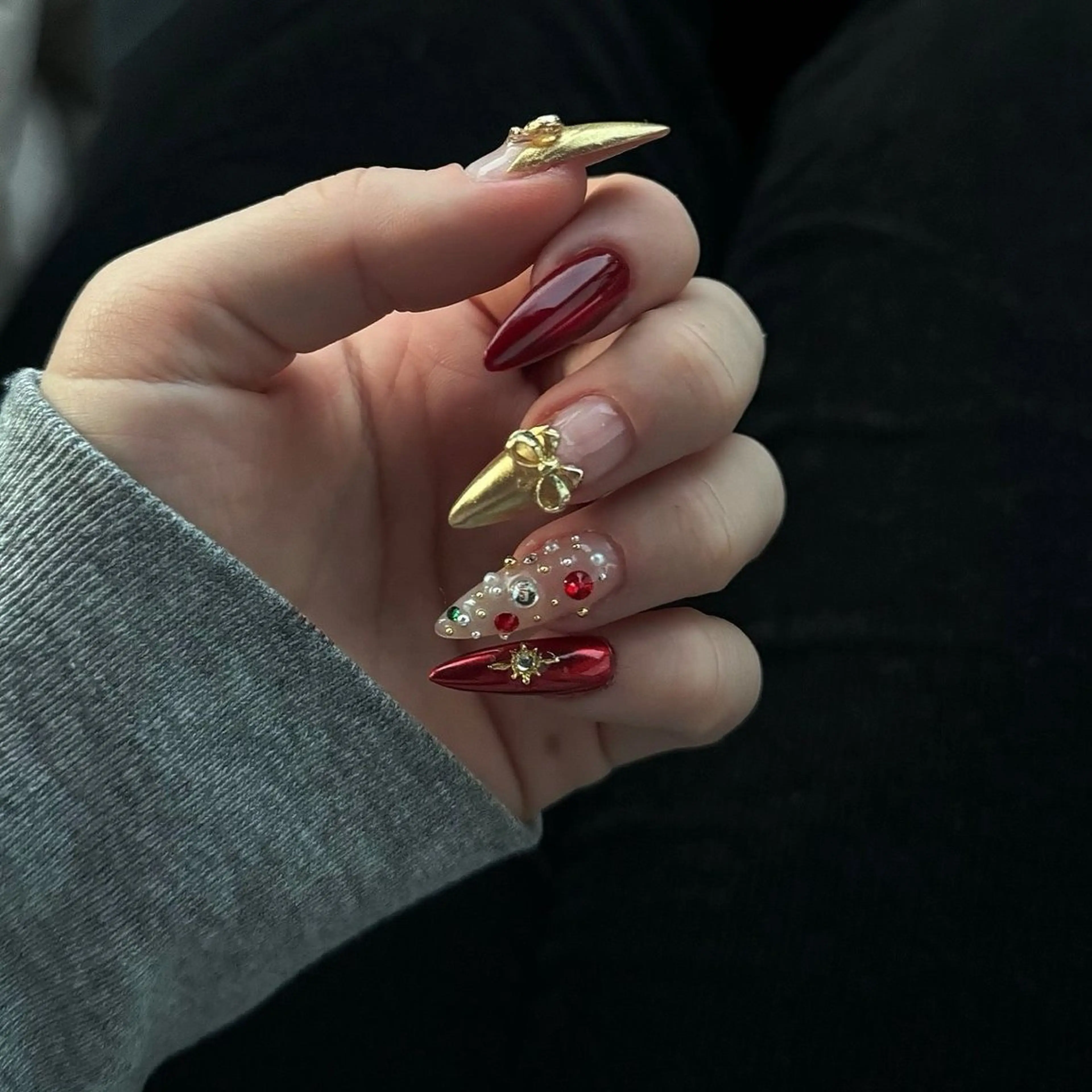 ネイル アートネイル 長さ出し ジェルネイル マグネットネイル ニュアンスネイル ハンドネイル Cloudy Chan Nailのネイルデザイン