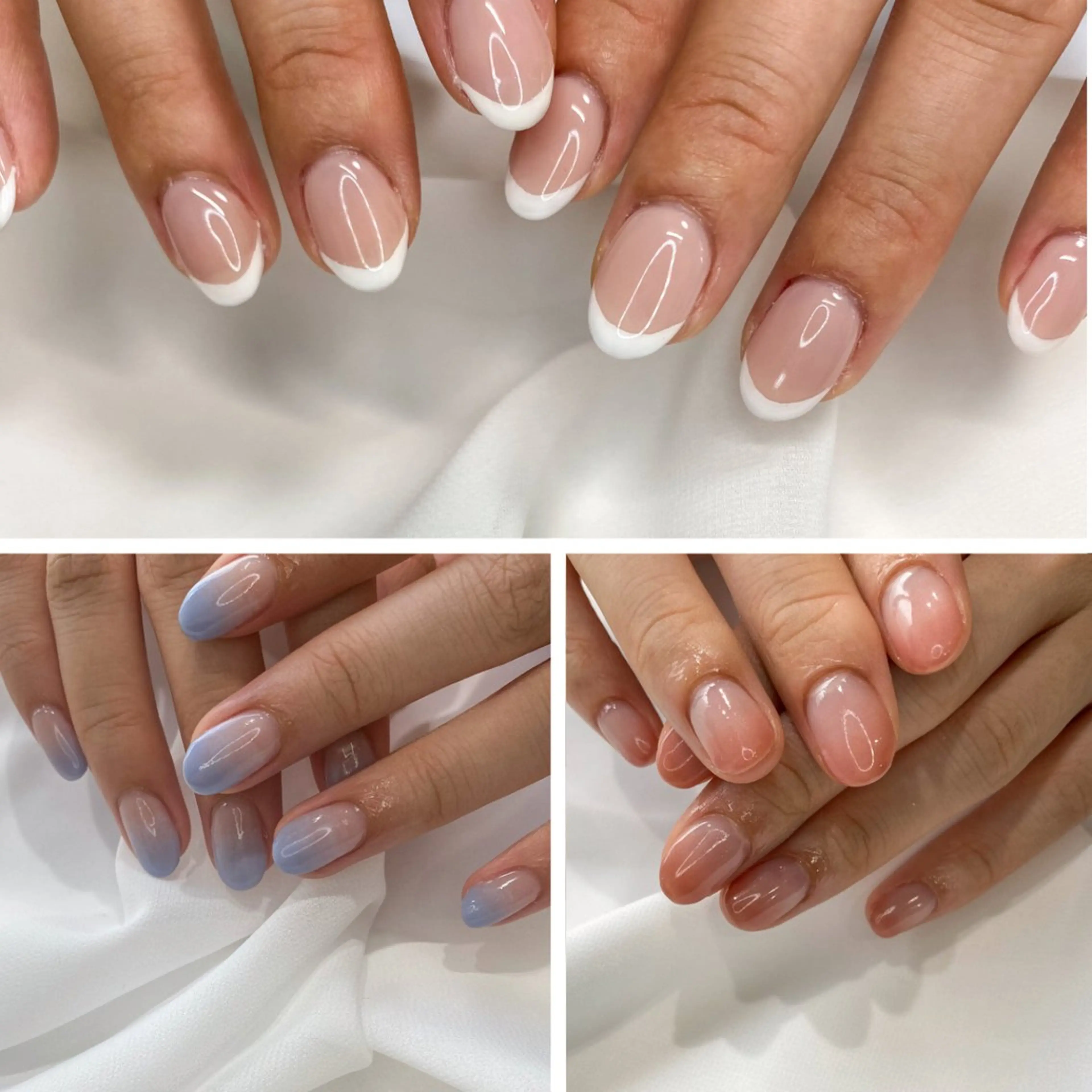 ネイル フレンチネイル グラデーション ネイル空間所属・muguet🎀 nailのネイルデザイン