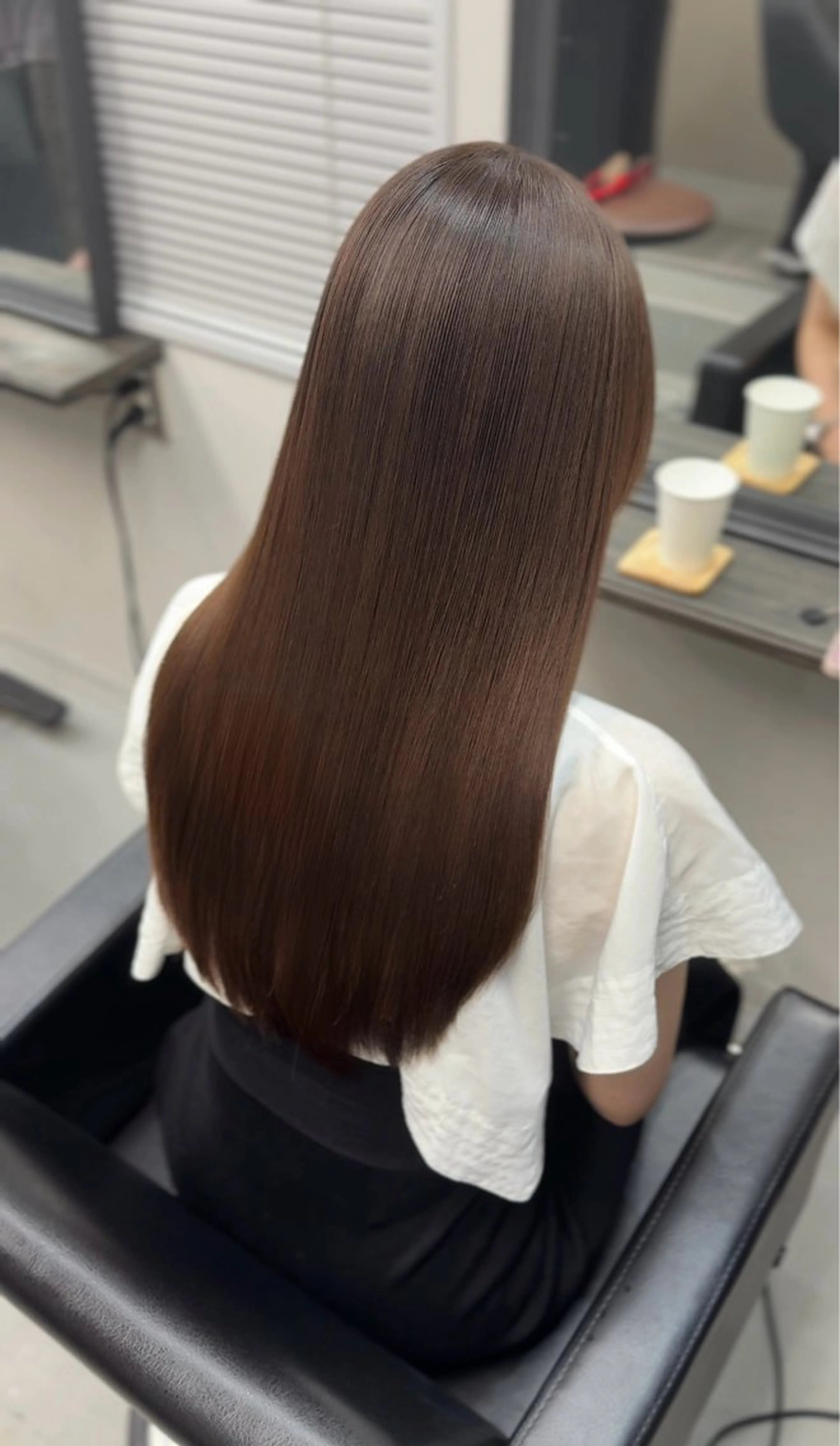 ロング カット 縮毛矯正 トリートメント XYZ新宿所属・縮毛矯正/韓国 /店長/KANATOのヘアスタイル