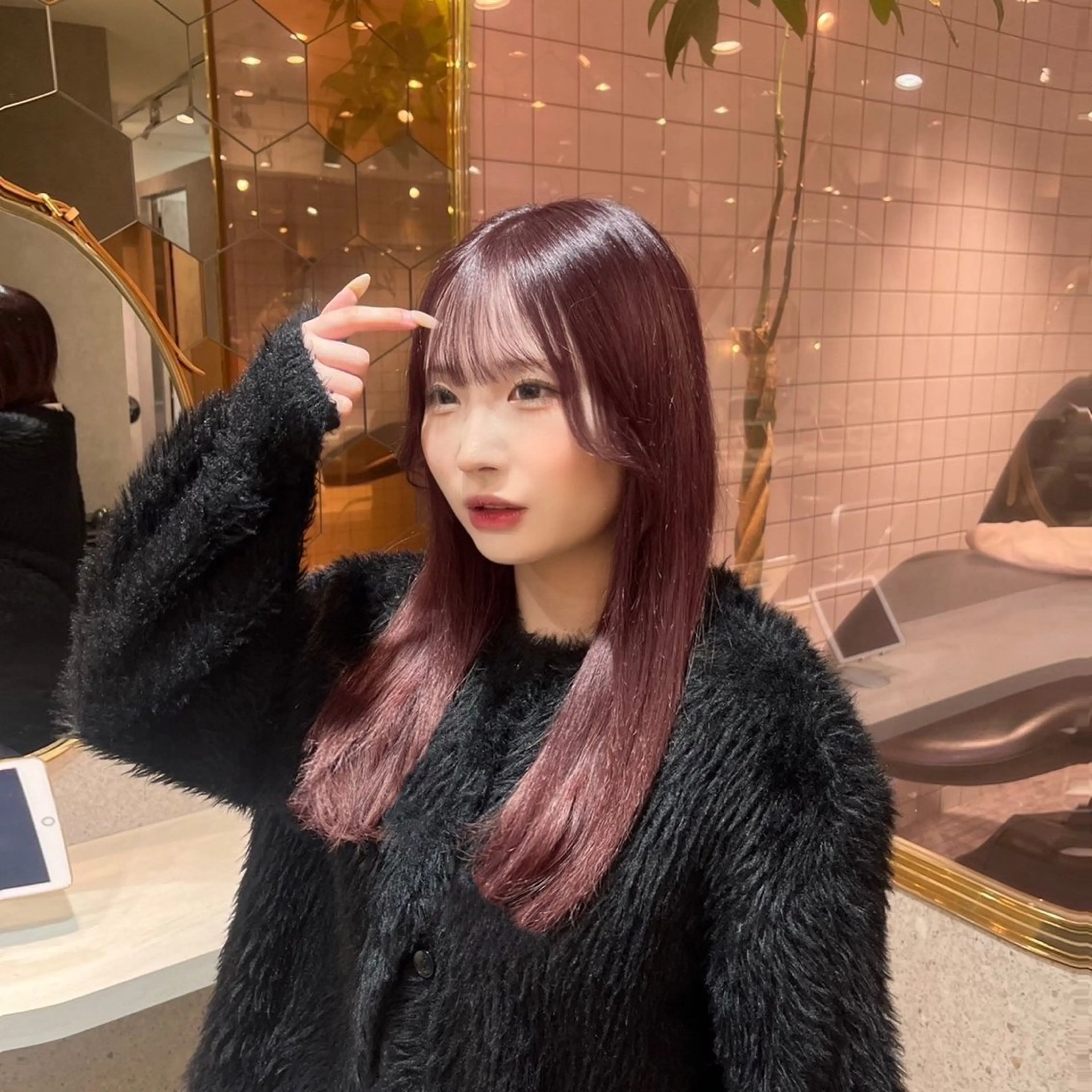 ロング カラー ヘアアレンジ 🩷ひより韓国ヘア/ 艶髪/ワンホン🩷のヘアスタイル