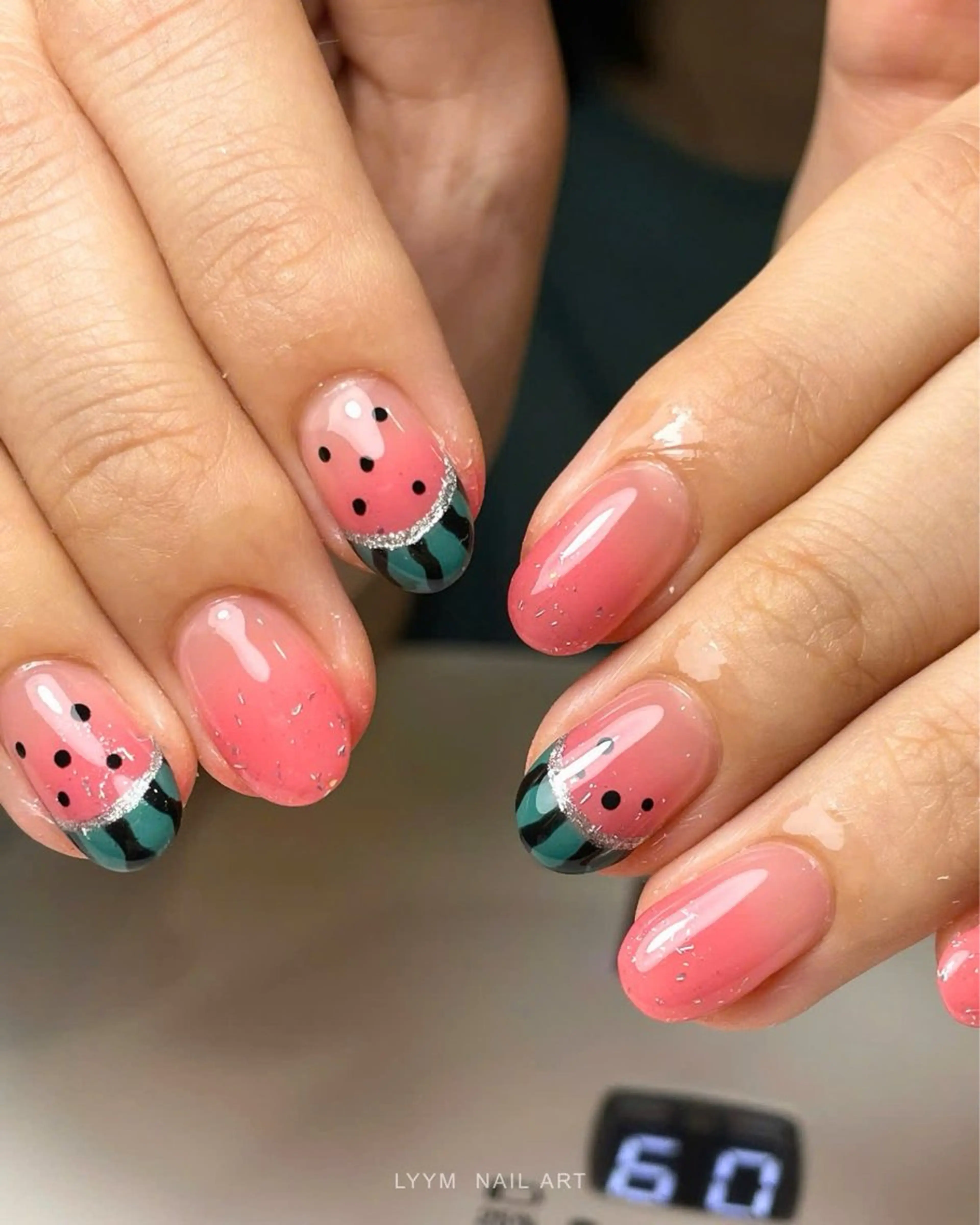 ネイル アートネイル 韓国ネイル 夏ネイル ハンドネイル LYYM Salonのネイルデザイン