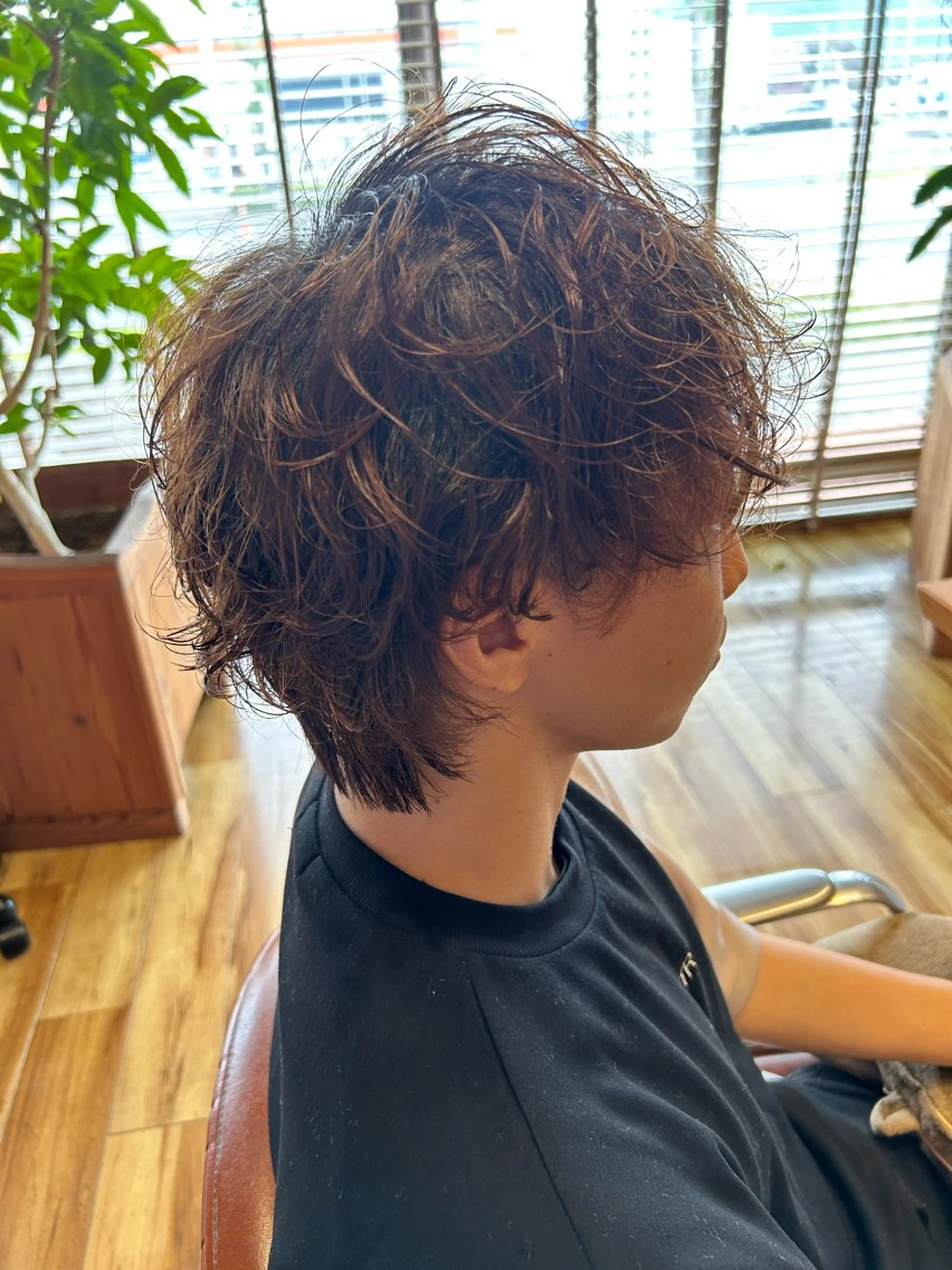 パーマ メンズ メンズパーマ hair salon komorebi所属・韓国風/レイヤーカッ トmanamiのヘアスタイル