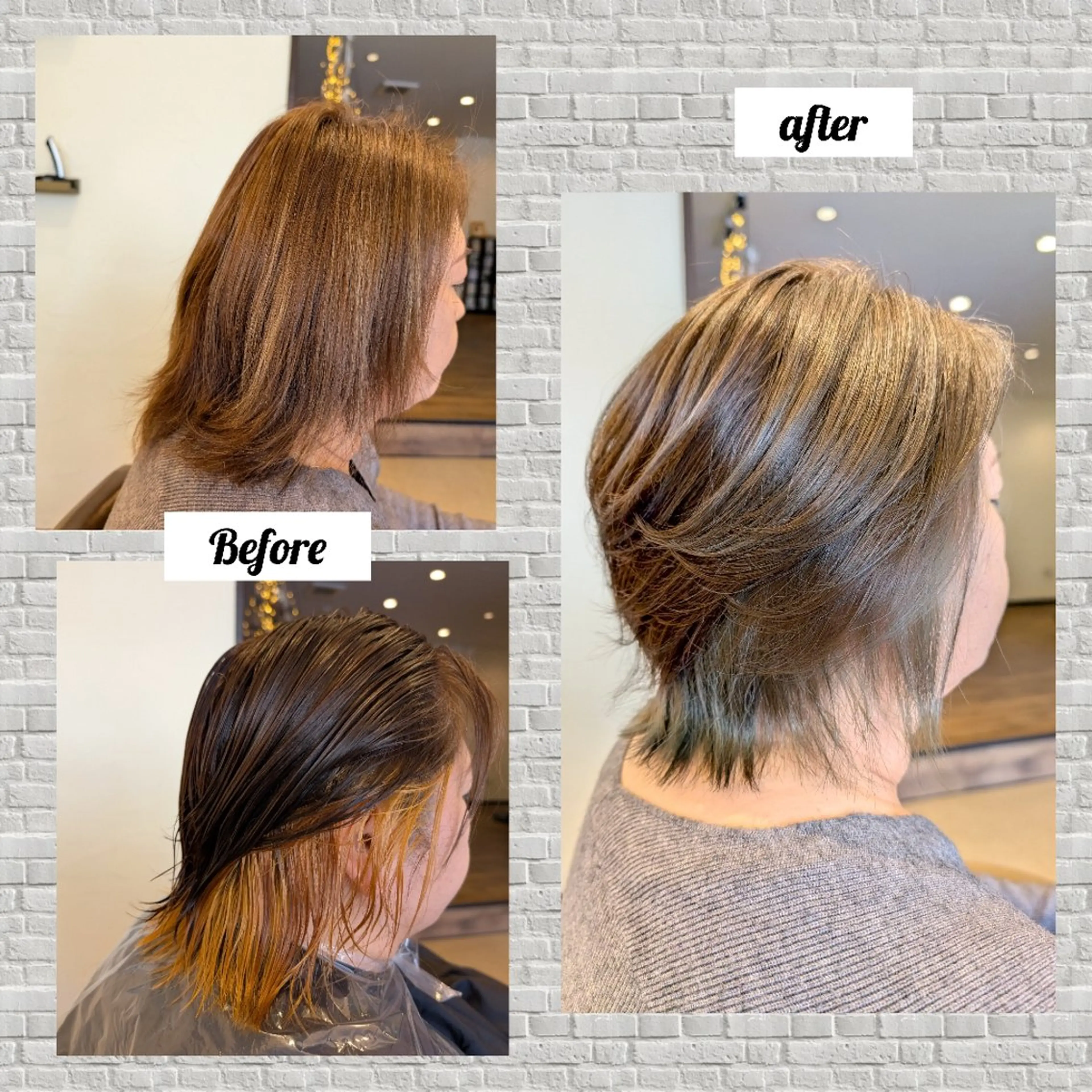 カラー ヘアカラー 吉田 彩のヘアスタイル