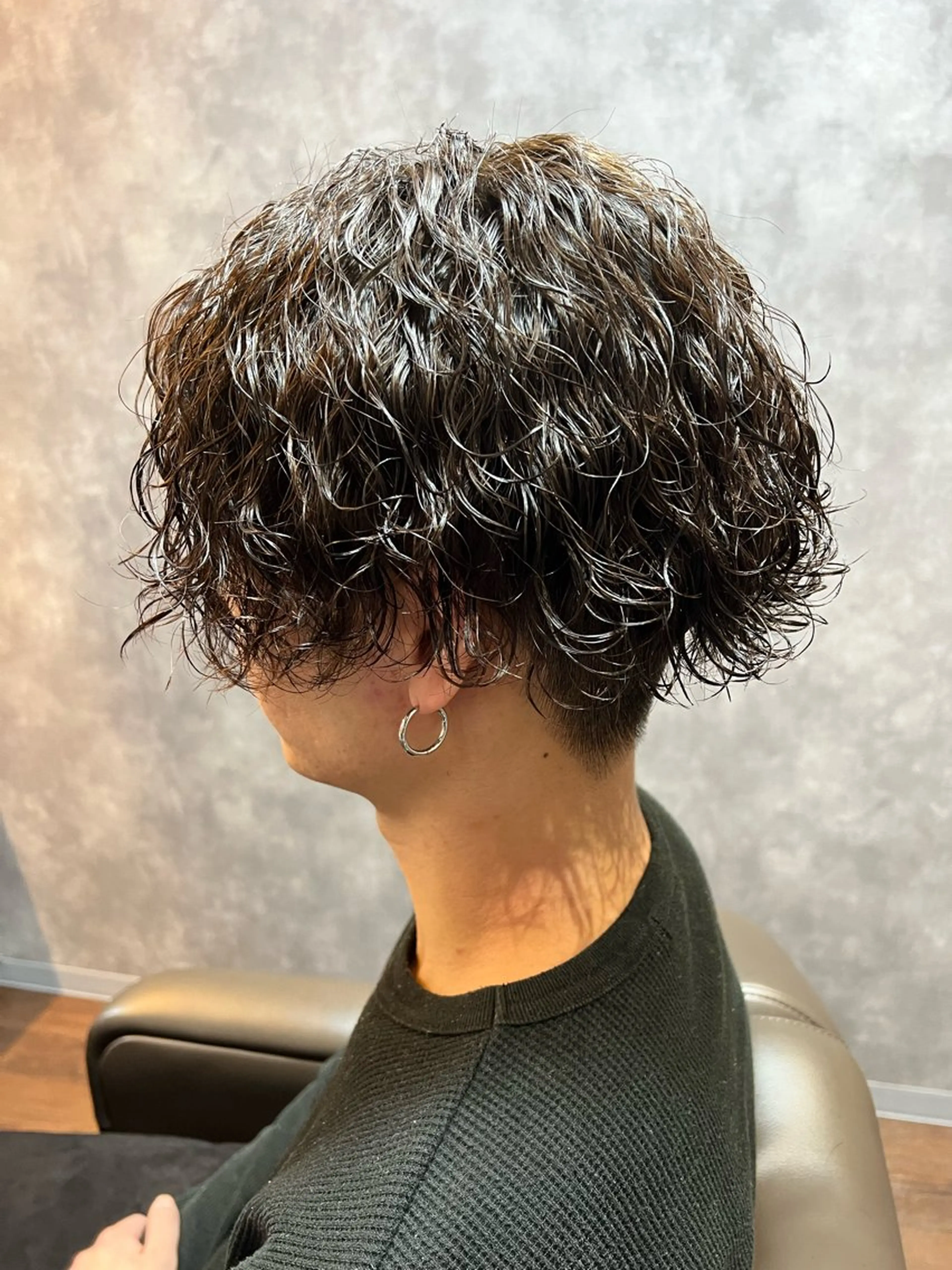 パーマ メンズ メンズパーマ 波巻きパーマ カット パーマ メンズサロンBOLT浜口店所属・高村 吉斗のヘアスタイル